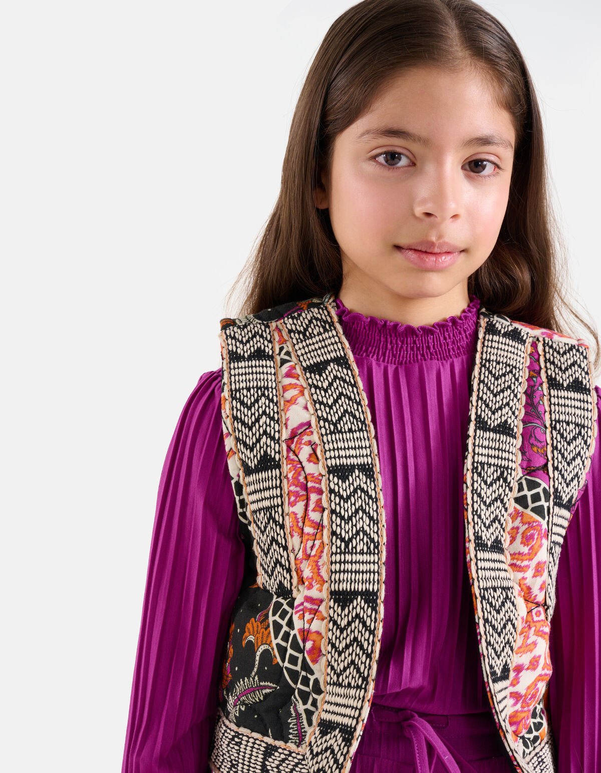 Patch Mix Gilet Orange SHOEBY GIRLS