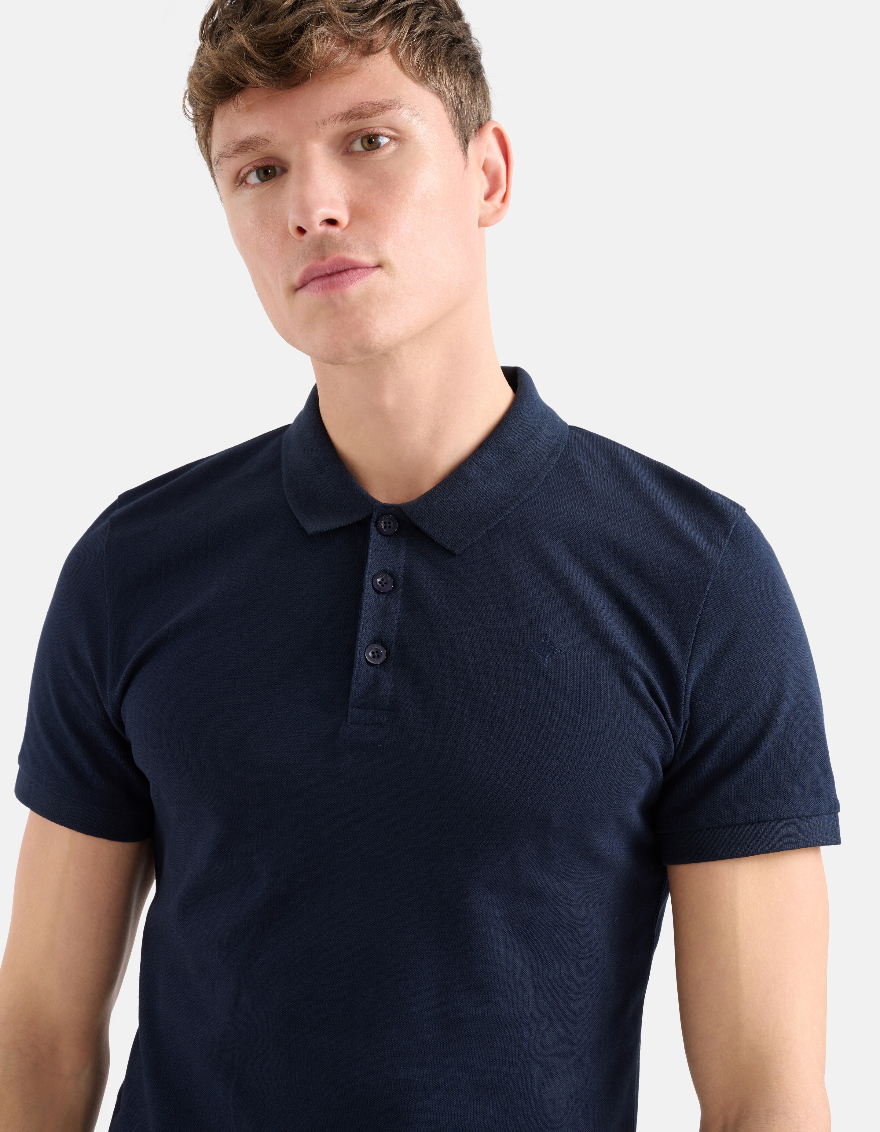 Basic Polo Dunkelblau SHOEBY MEN