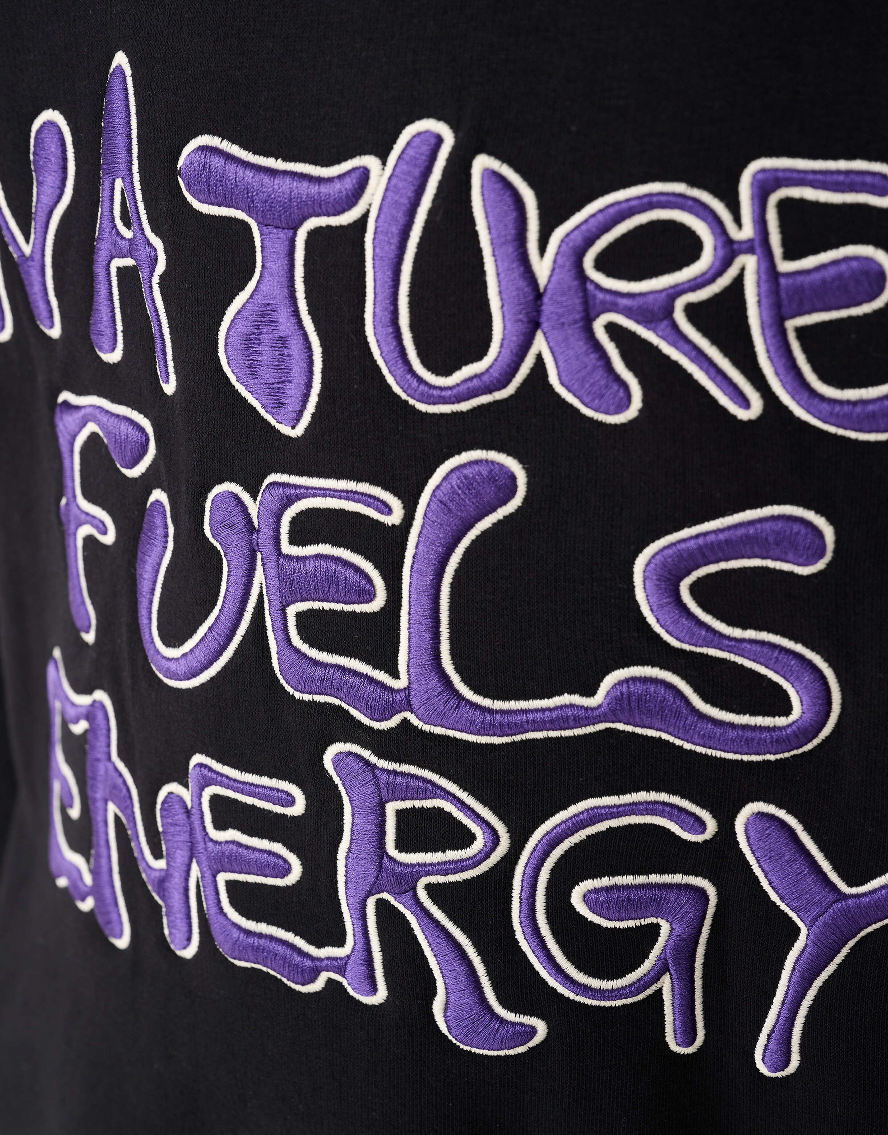 Nature Text Sweatshirt Schwarz SHOEBY BOYS