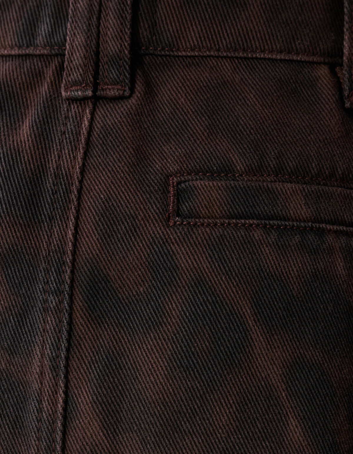 Rock aus Twill mit Leopardenmuster Braun SHOEBY GIRLS