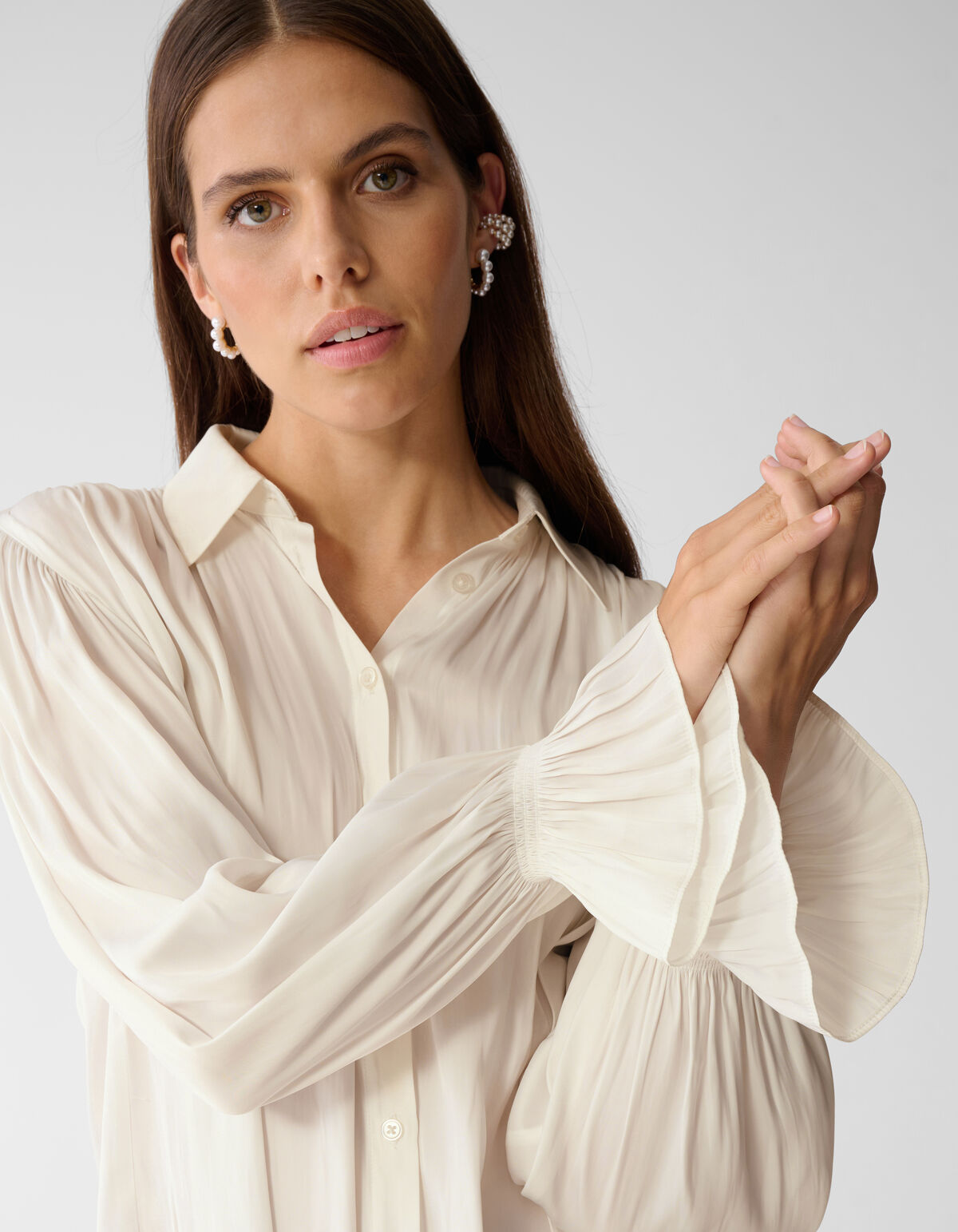 Raffbluse Off White von Mieke SHOEBY WOMEN