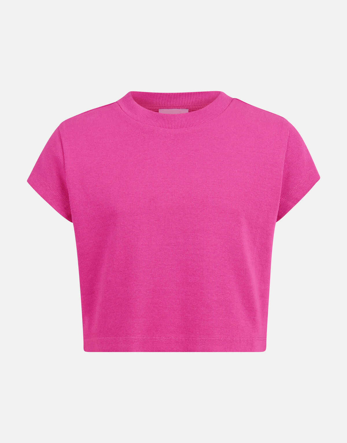 Ribbel Crop top Roze SHOEBY GIRLS