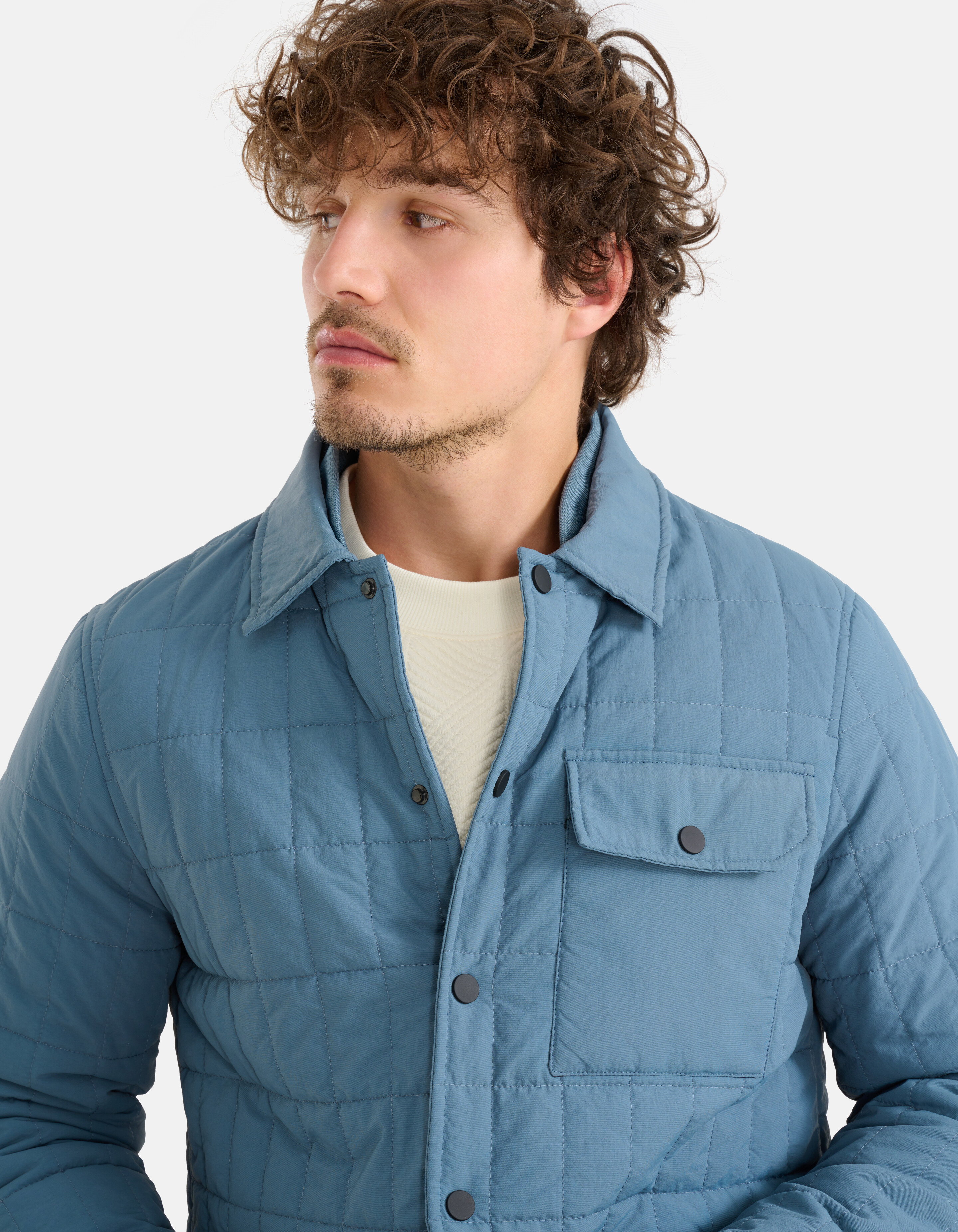 Gepolsterte Jacke Blau SHOEBY MEN
