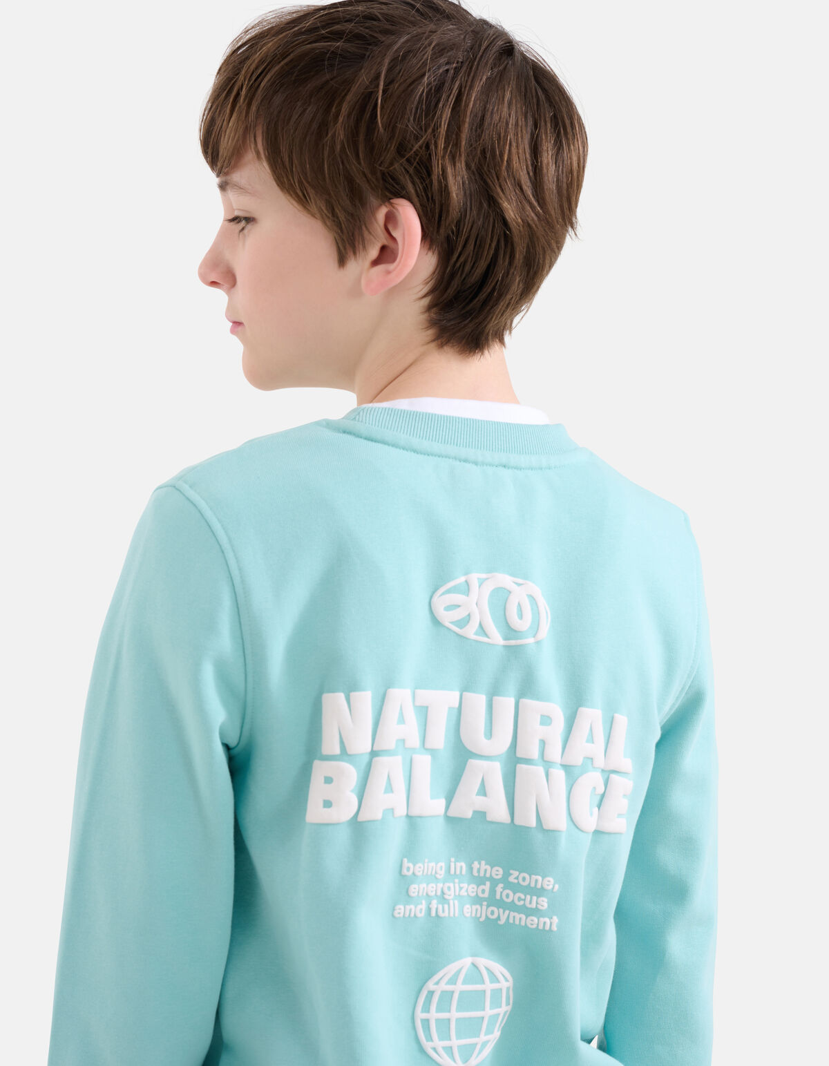 Artwork Sweater Blauw SHOEBY BOYS