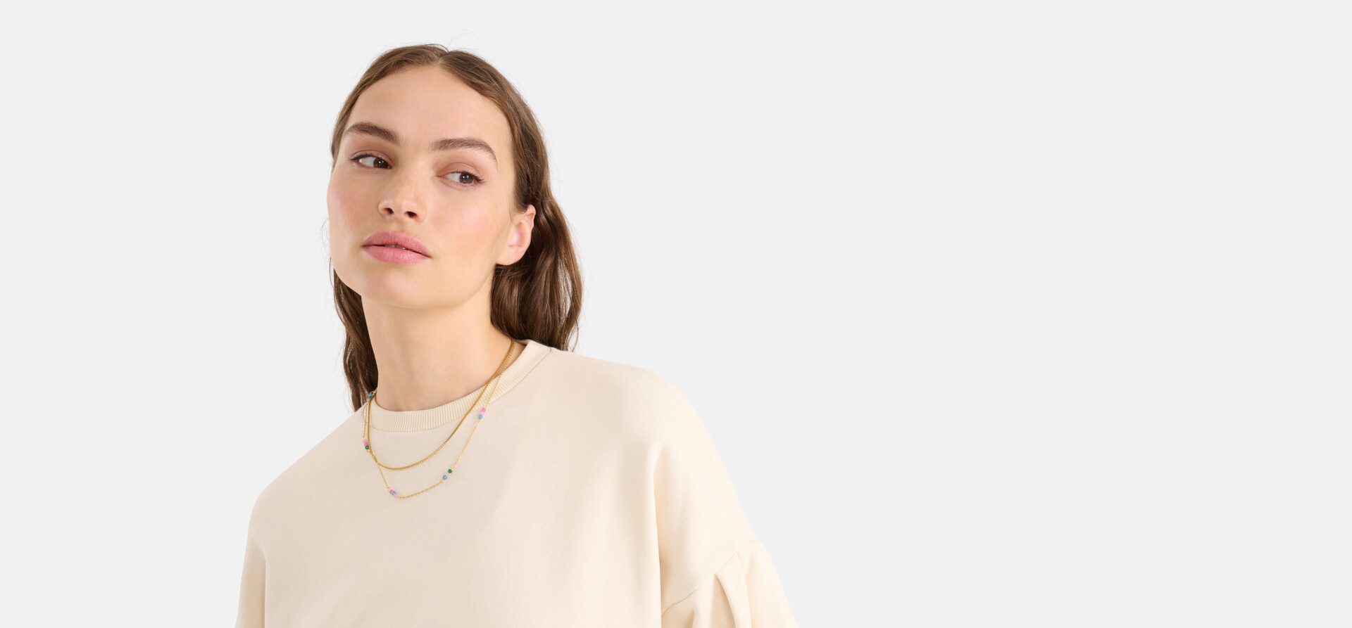 Dubbele Chain Ketting Goud SHOEBY ACCESSOIRES