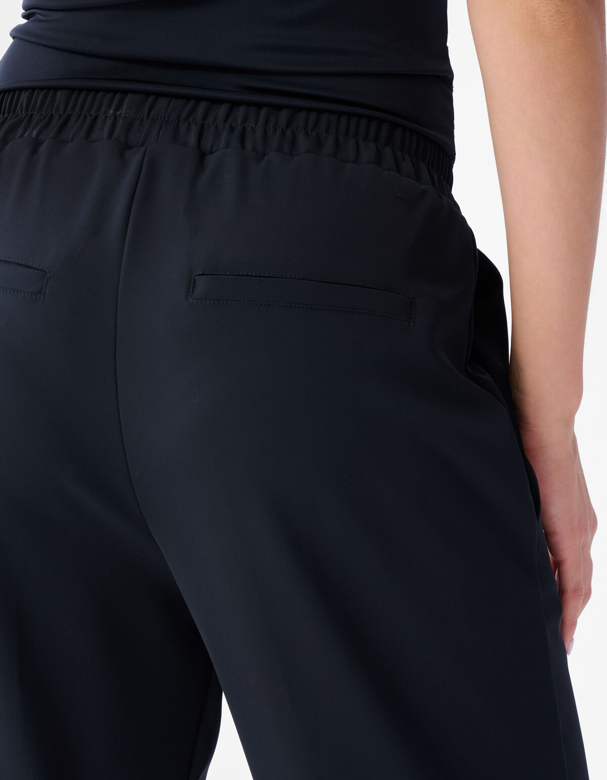 Basic Hose mit weitem Bein Schwarz SHOEBY WOMEN