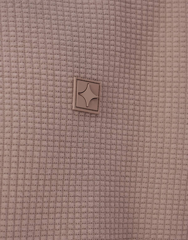 Jacquard Hoodie Hellbraun SHOEBY MEN