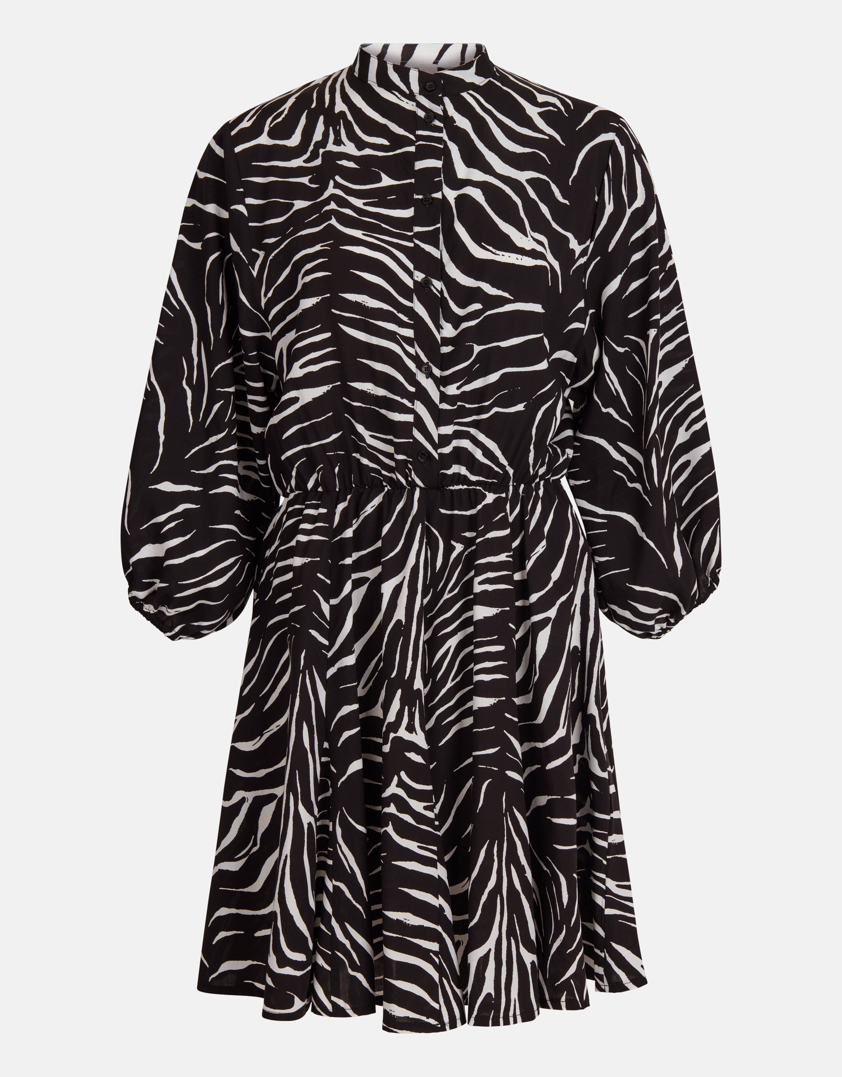 Zebra Print Kleid Schwarz/Weiß SHOEBY WOMEN
