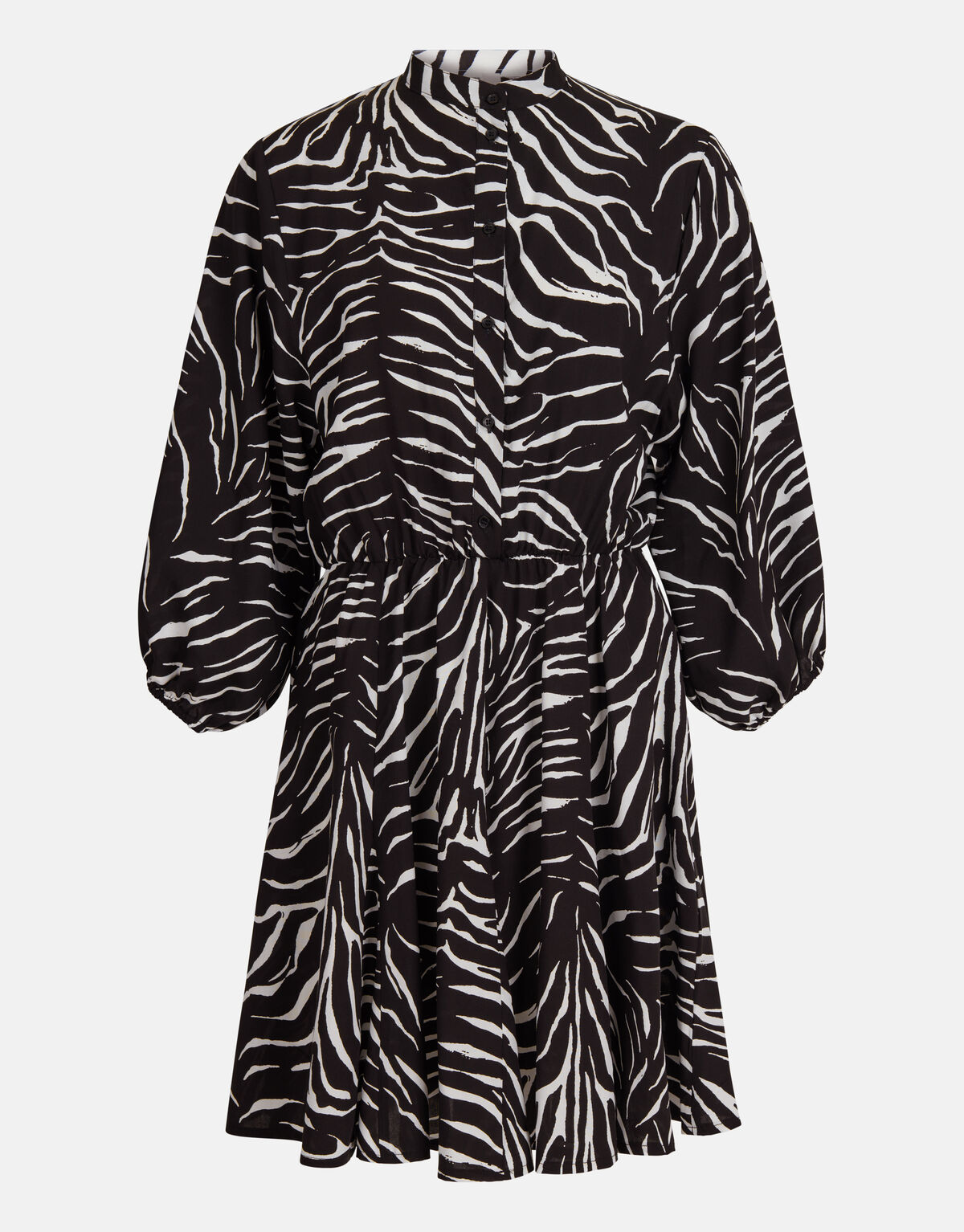 Zebra Print Kleid Schwarz/Weiß SHOEBY WOMEN