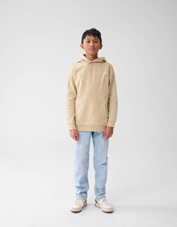 Basic Text Hoodie Sand SHOEBY BOYS