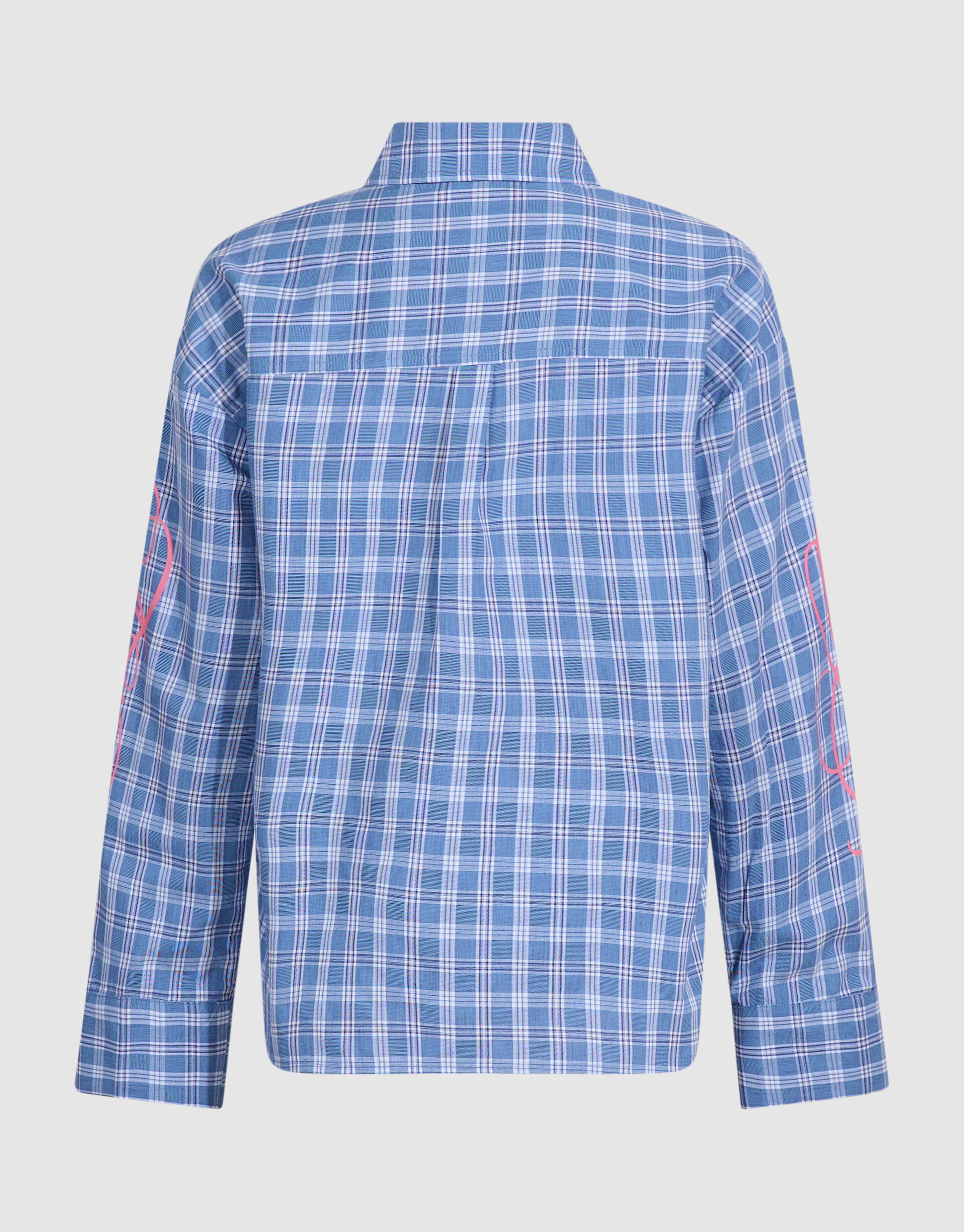 Karierte Bluse Blau SHOEBY GIRLS