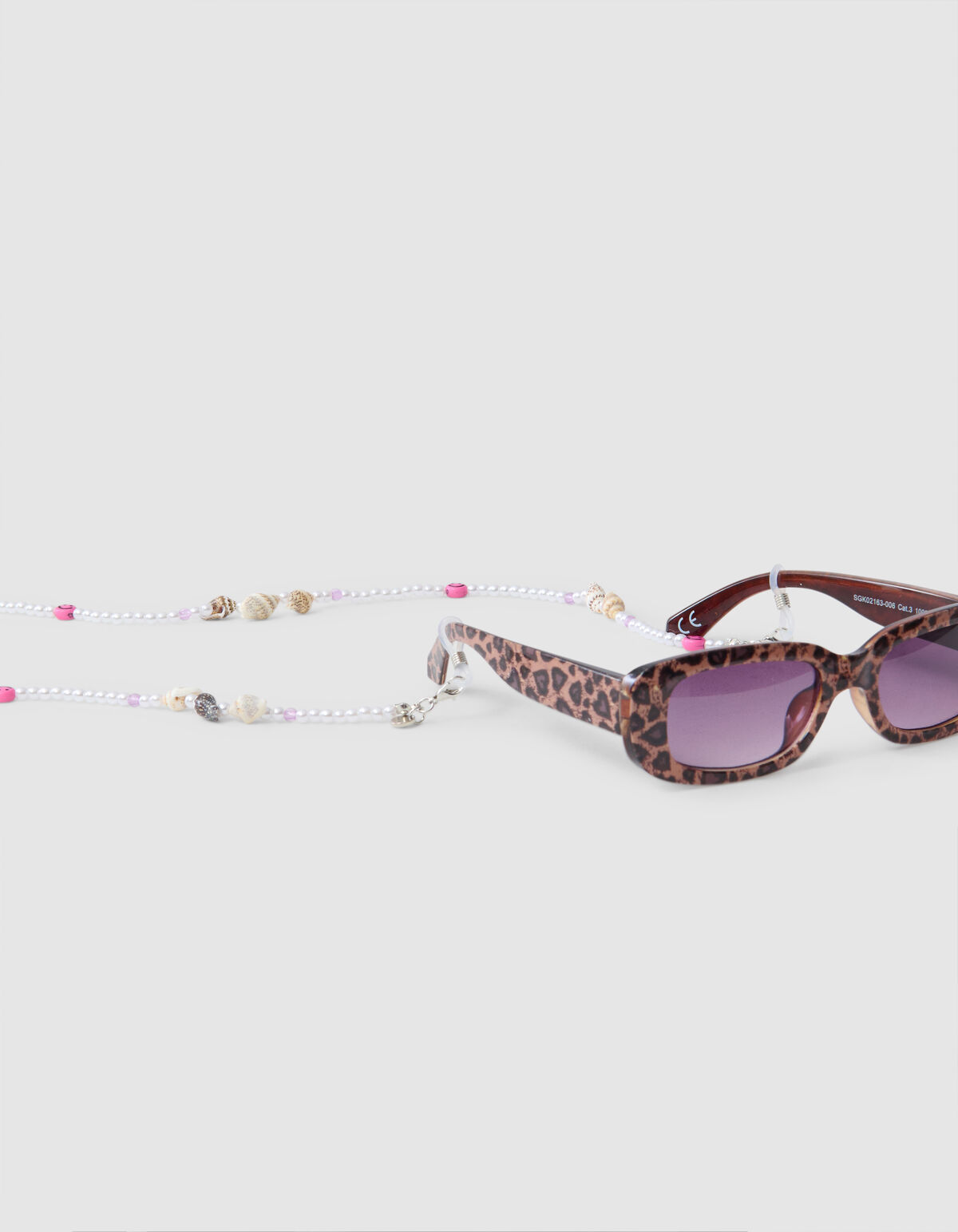 Muschel-Sonnenbrille Cord Pink SHOEBY ACCESSOIRES