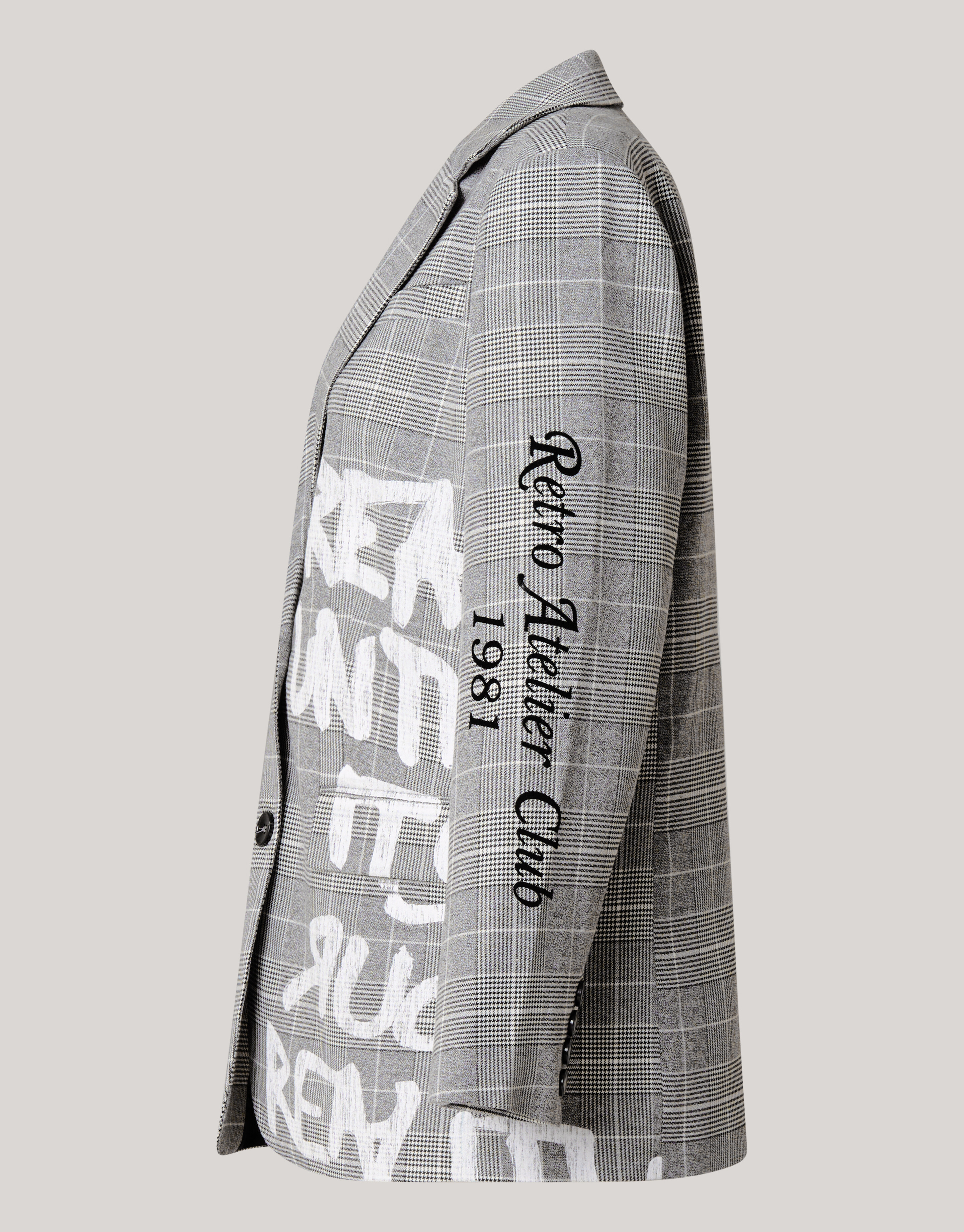 Text Blazer Grau SHOEBY WOMEN