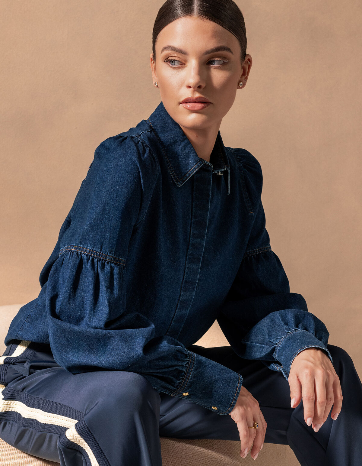 Denim Bluse Blau von Mieke SHOEBY WOMEN