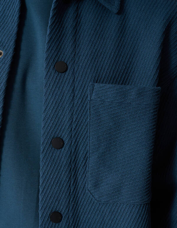 Relaxed Heavy Keper Jacke Blau SHOEBY MEN