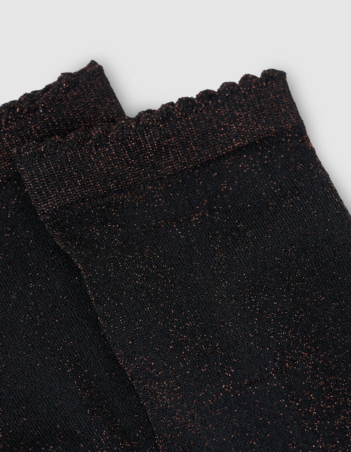 Glitzer-Socken Braun SHOEBY ACCESSOIRES