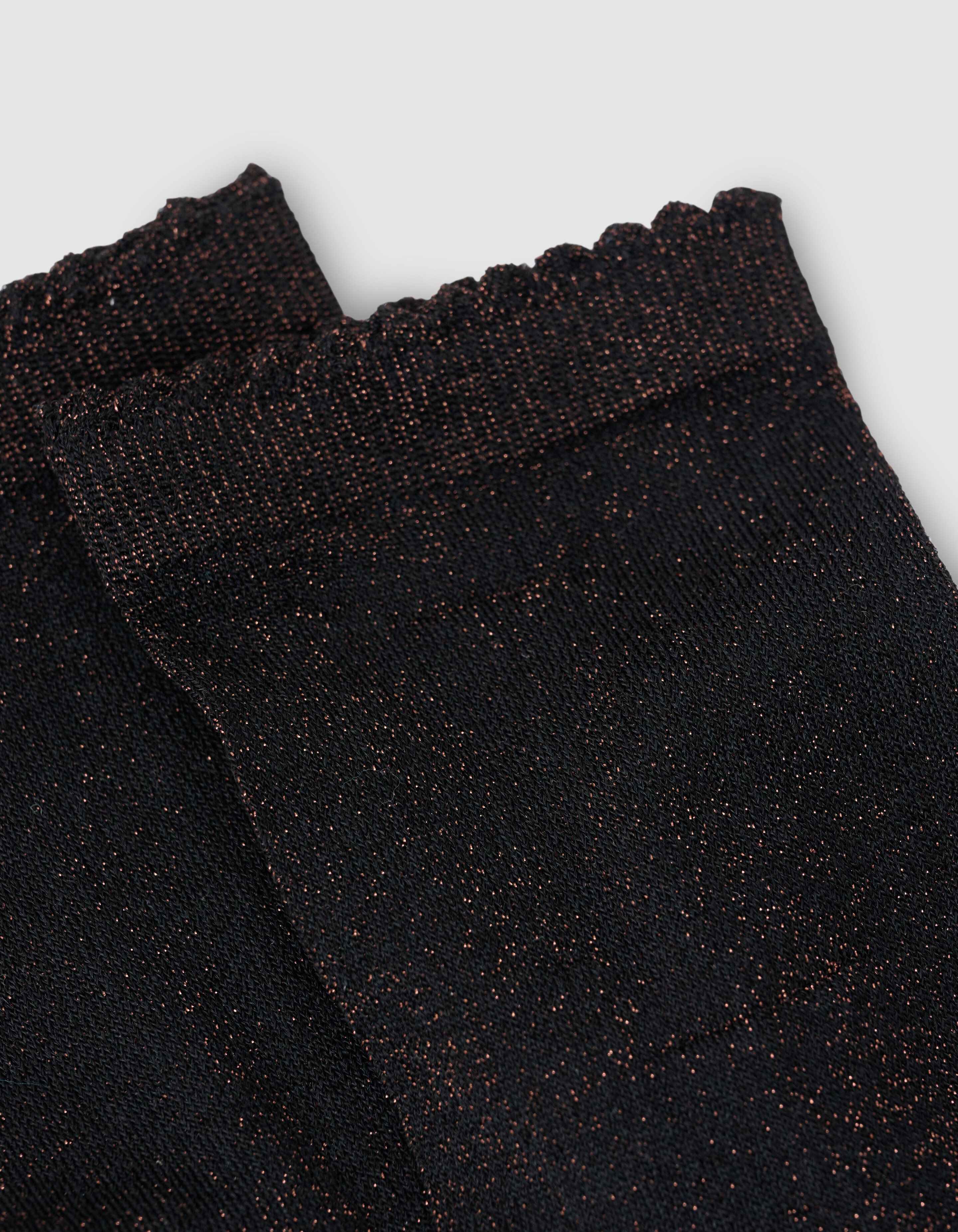 Glitzer-Socken Braun SHOEBY ACCESSOIRES