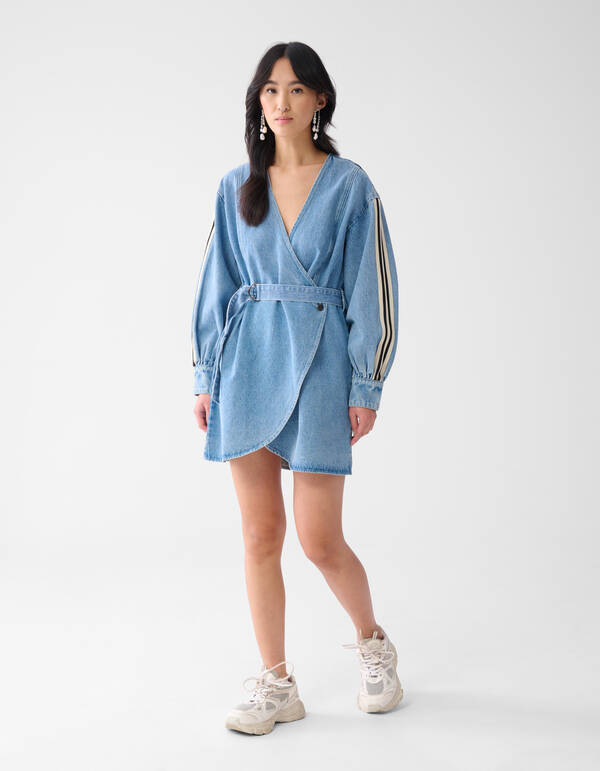 Sportliches Tape-Kleid Blau SHOEBY WOMEN