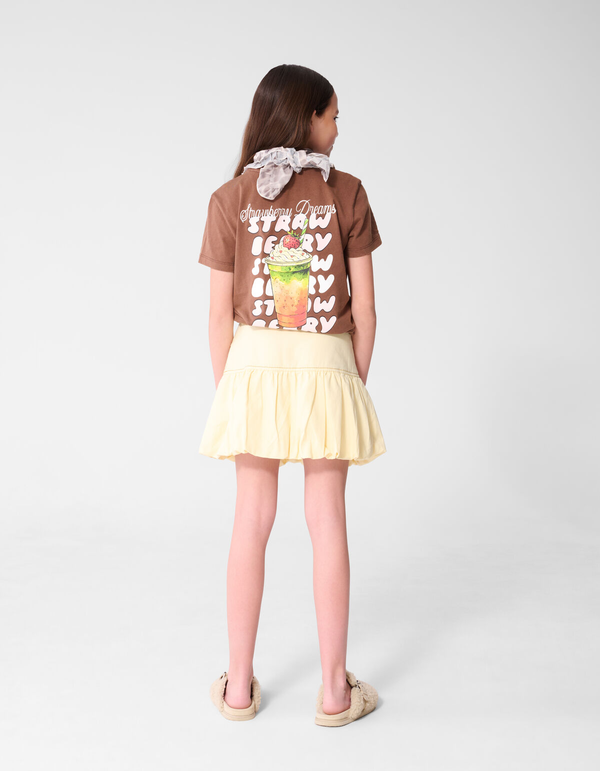Strawberry Dream Artwork T-shirt Bruin SHOEBY GIRLS