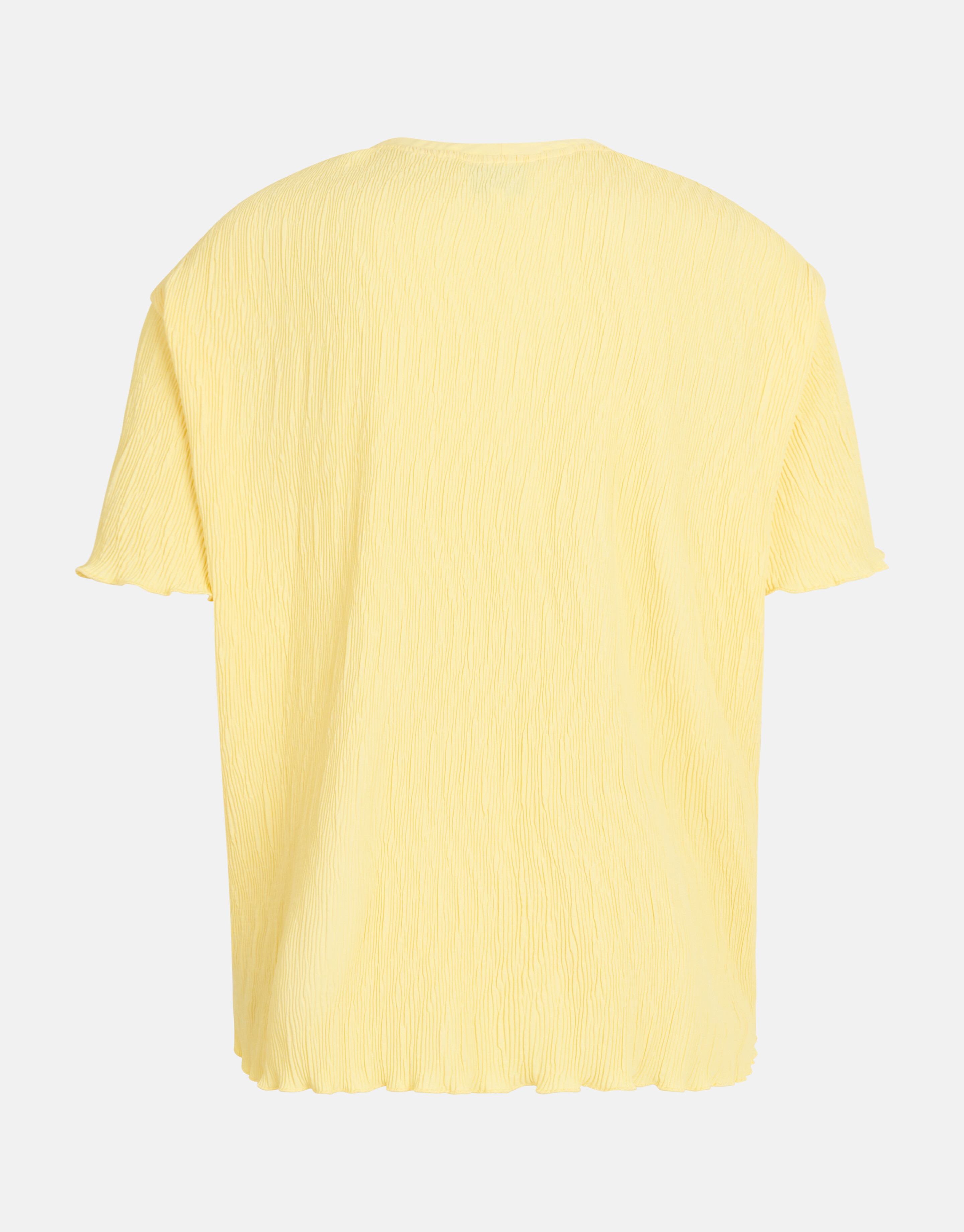 Crinkle-T-Shirt Gelb SHOEBY WOMEN