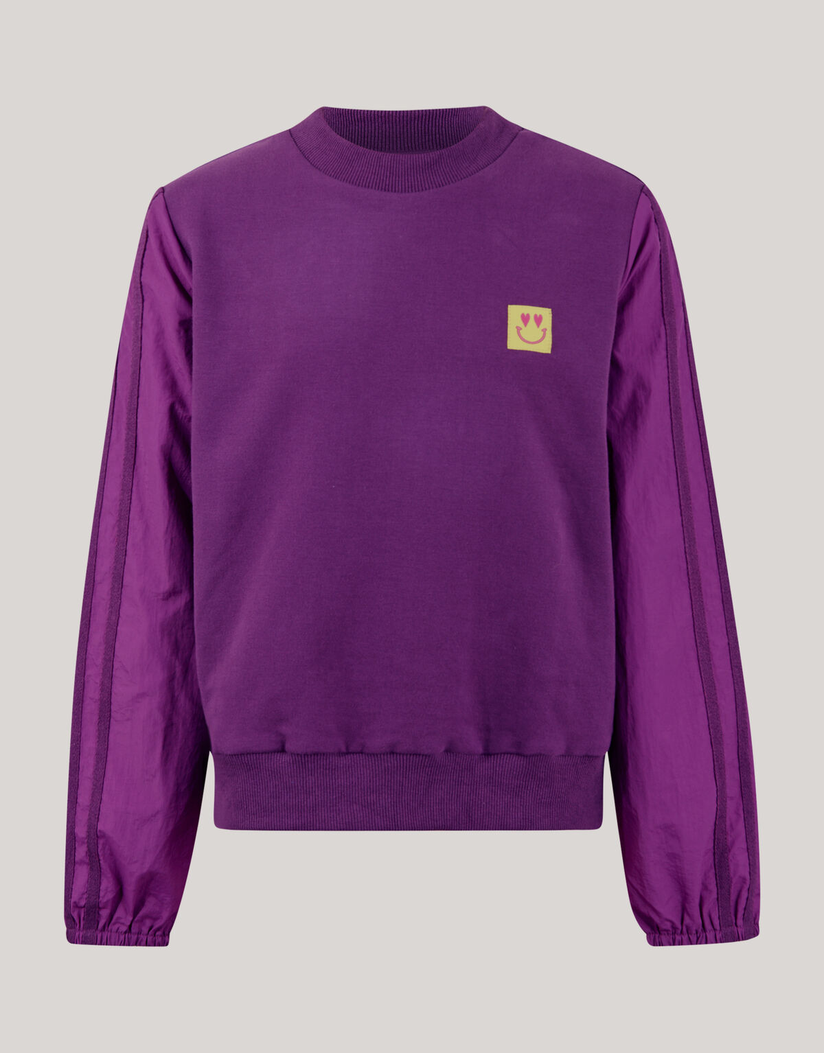 Streifen-Label-Pullover Lila SHOEBY GIRLS