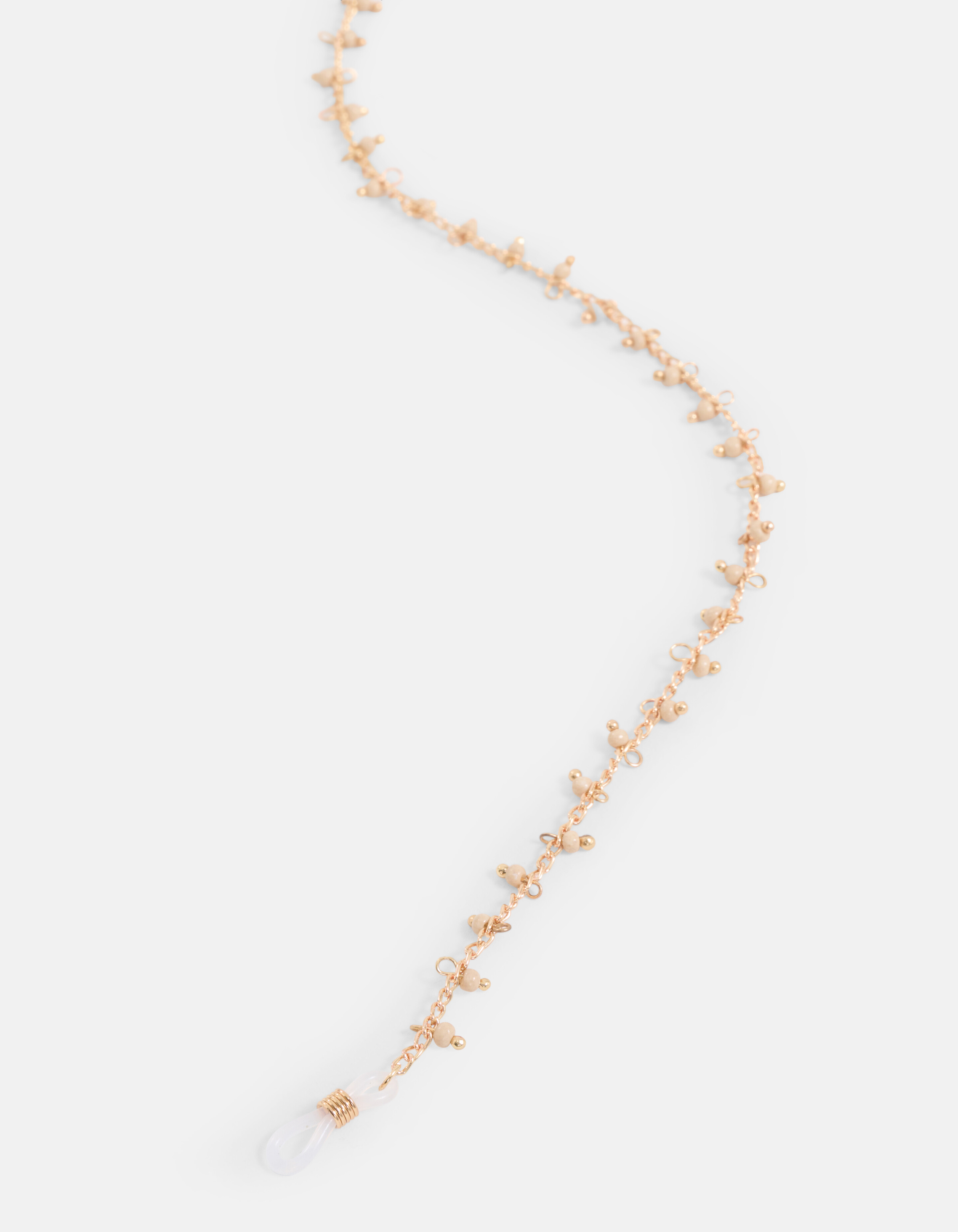 Perlen Sonnenbrillenschnur Off White SHOEBY ACCESSOIRES
