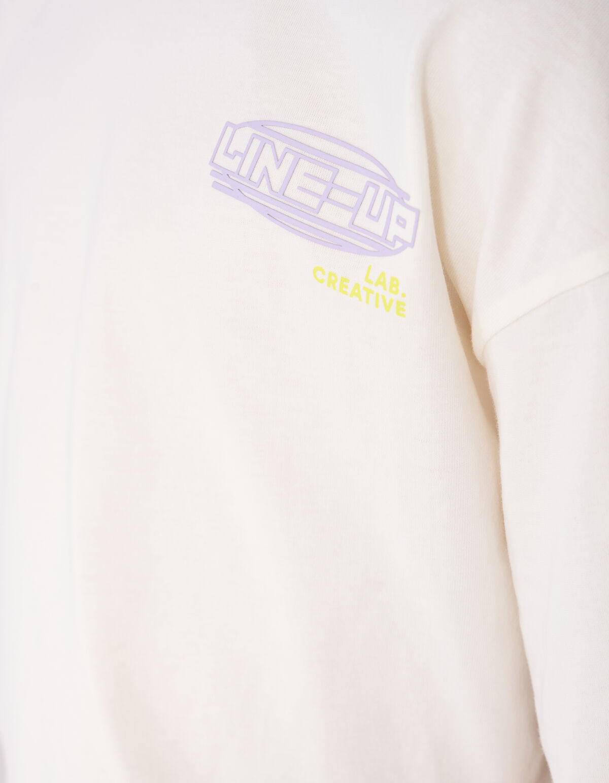 Line Up Artwork T-Shirt Gebrochen Wei&szlig; SHOEBY BOYS