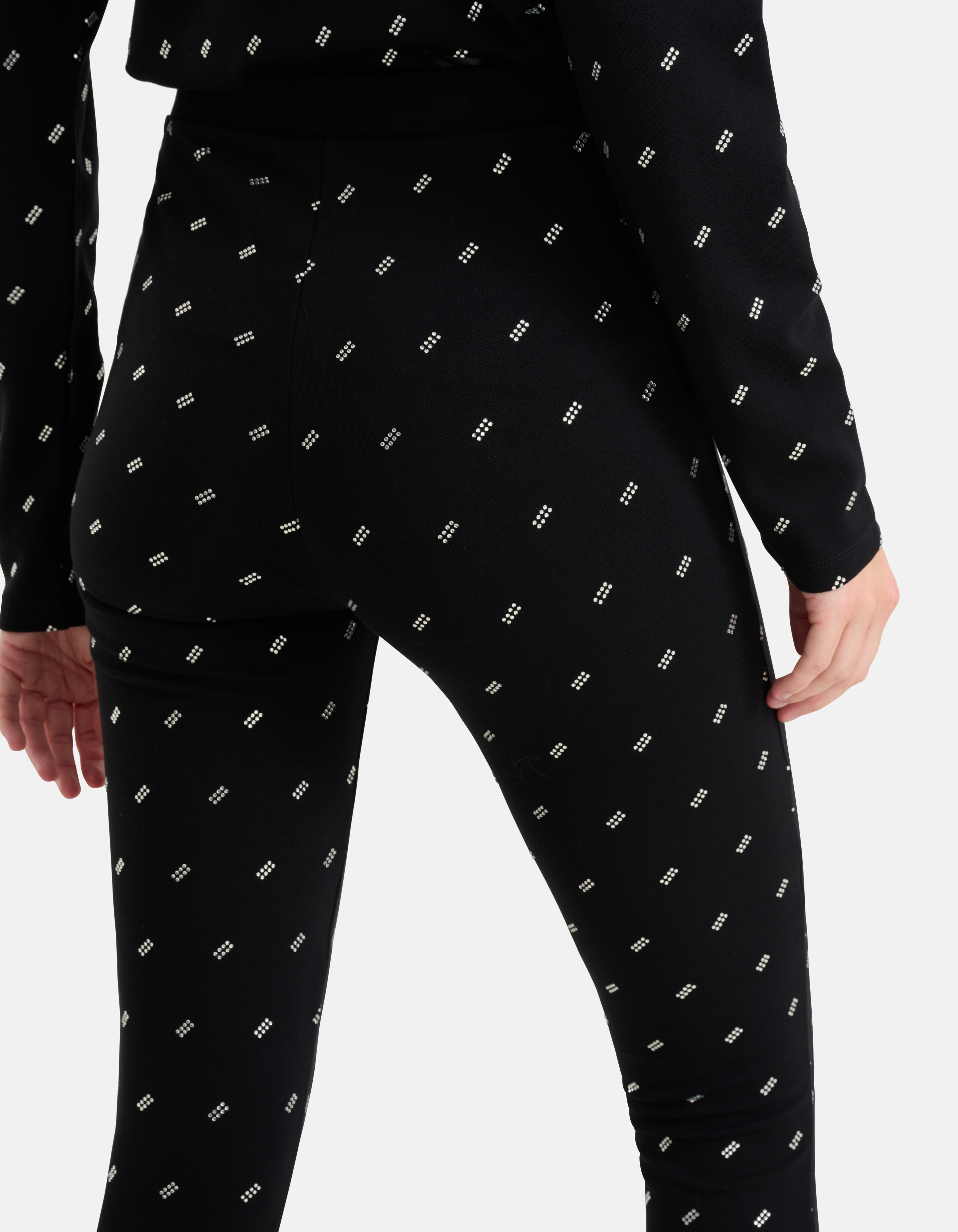 Strass-Leggings Schwarz von Mieke SHOEBY WOMEN