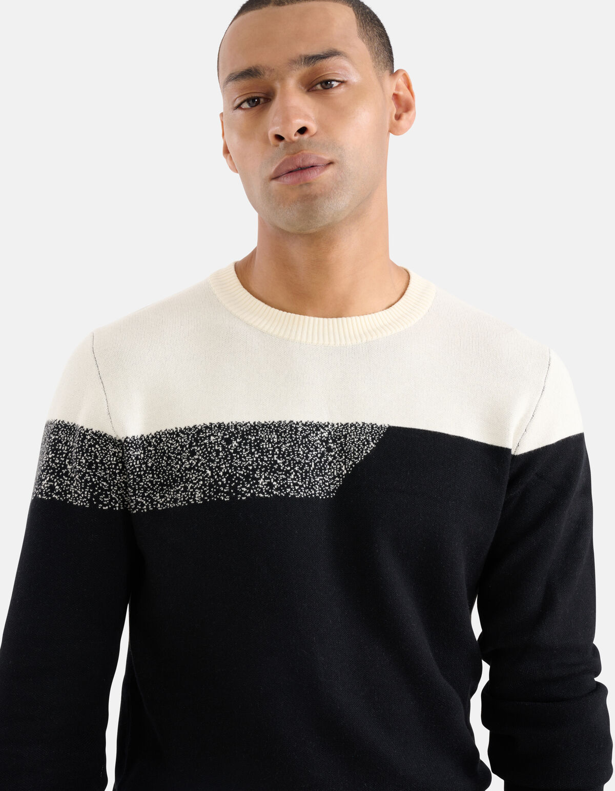 Colorblock Pullover Schwarz SHOEBY MEN