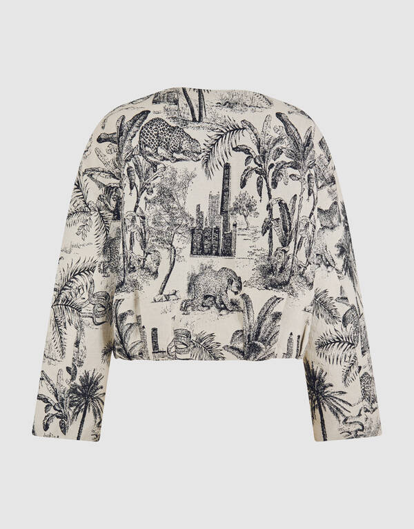 Jacquardjacke Schwarz/Weiß von Mieke SHOEBY WOMEN