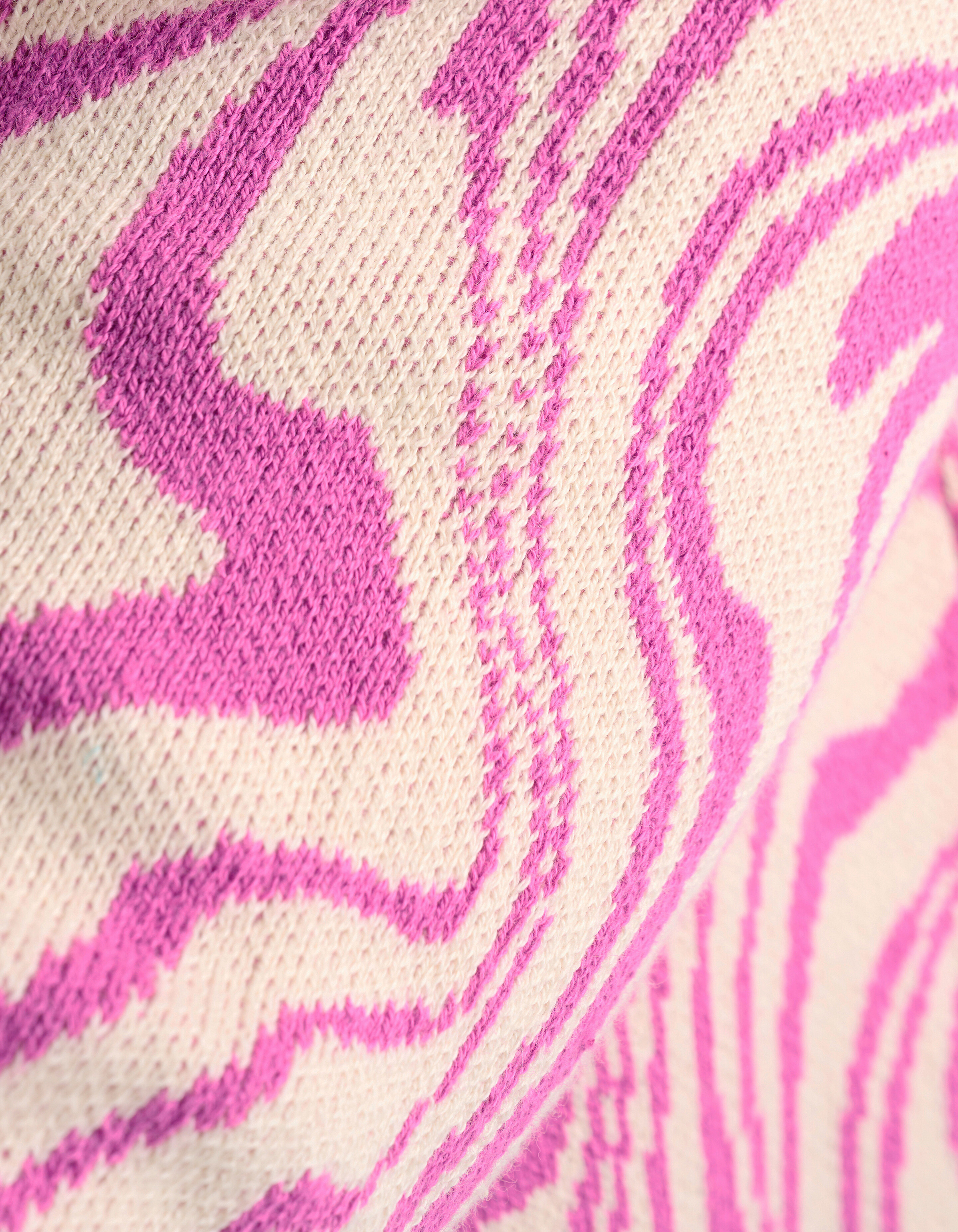 Jacquard-Swirl-Pullover Rosa SHOEBY WOMEN