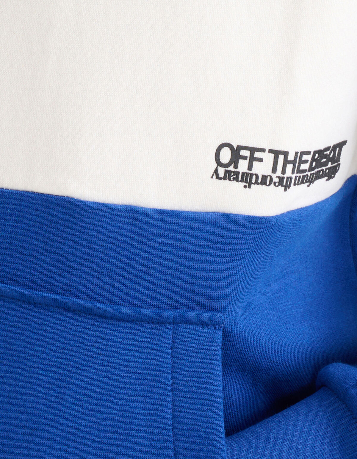 Colorblock Hoodie Blau SHOEBY BOYS