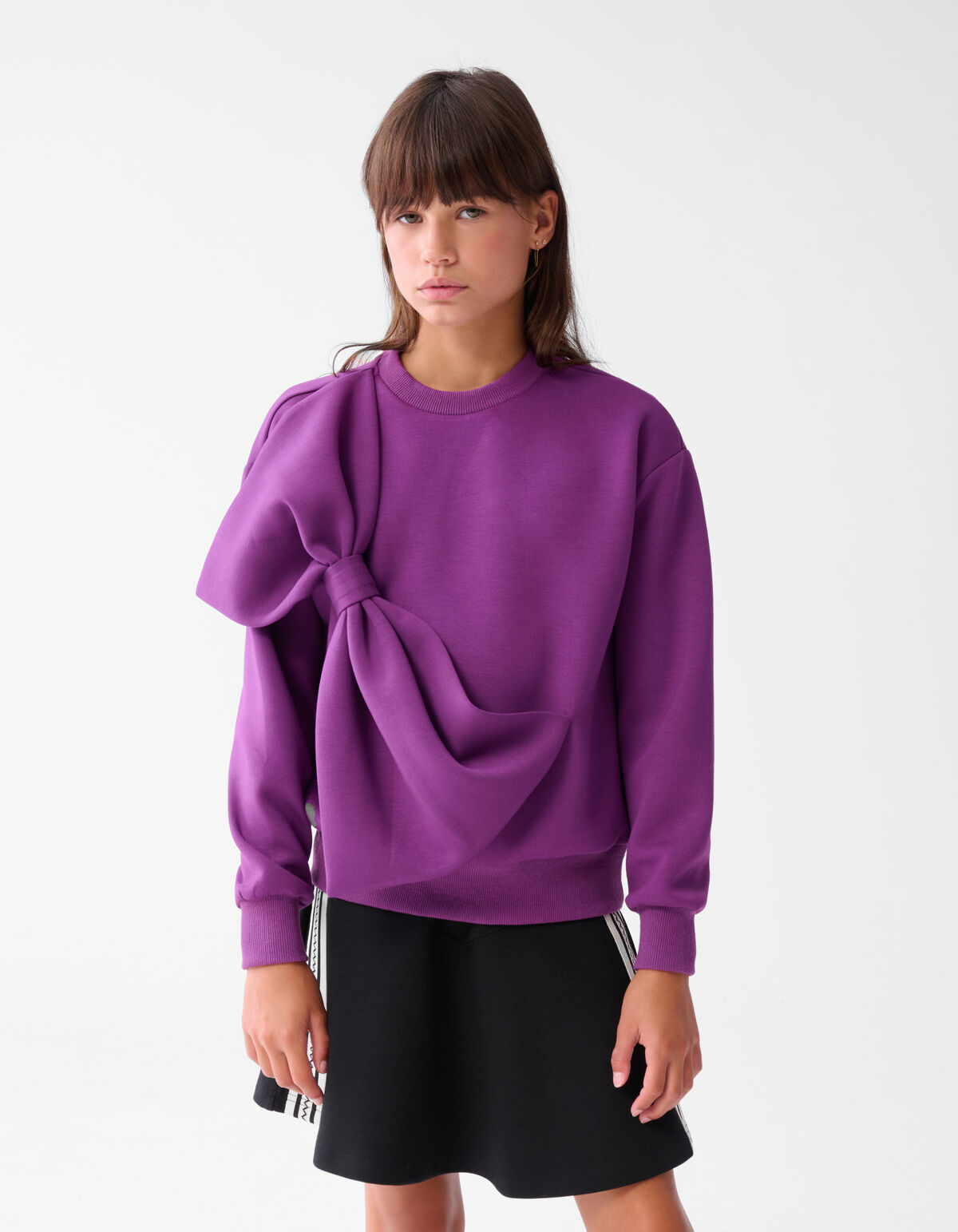 Schleife Pullover Lila SHOEBY GIRLS