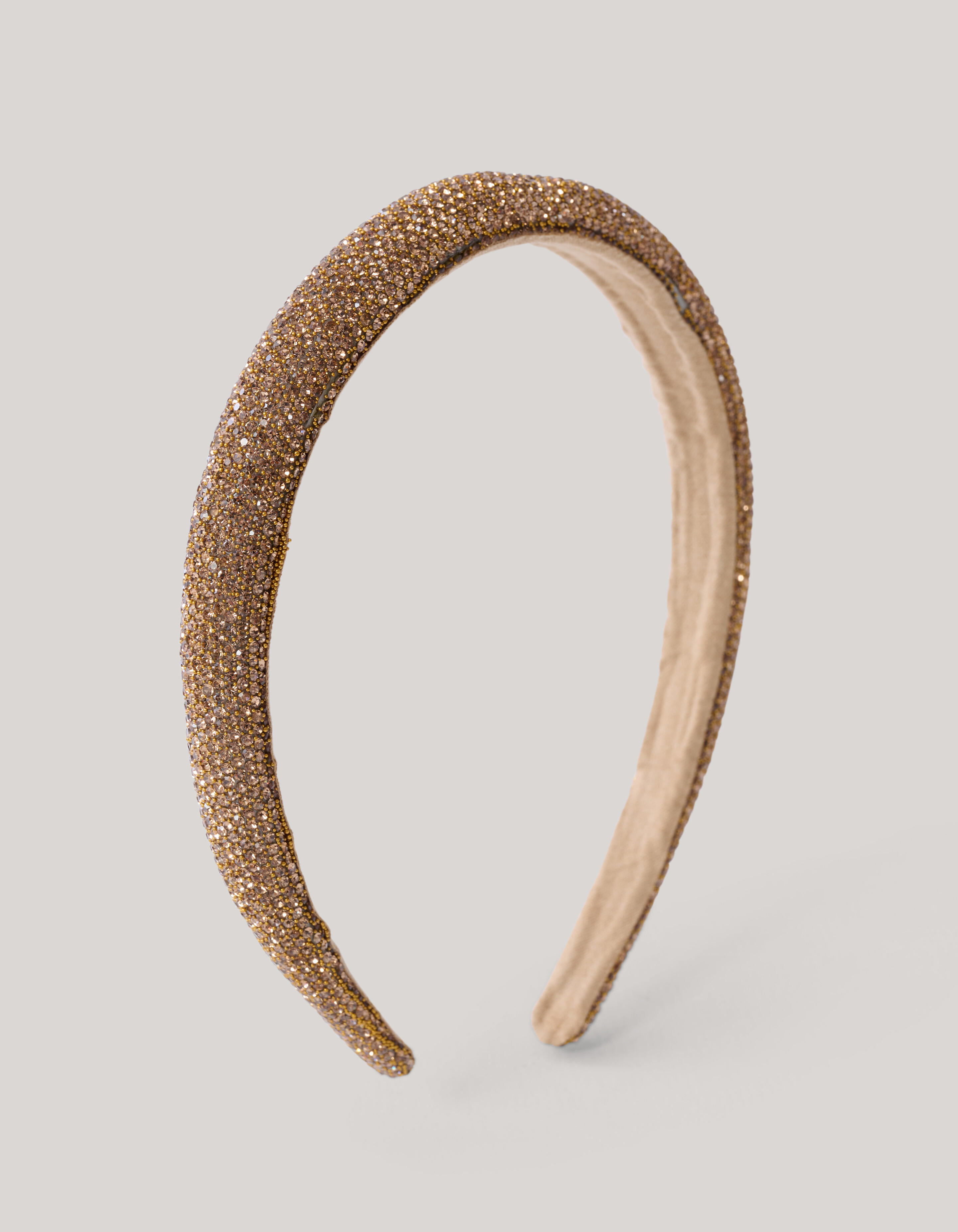 Strass Haarband Gold SHOEBY ACCESSOIRES