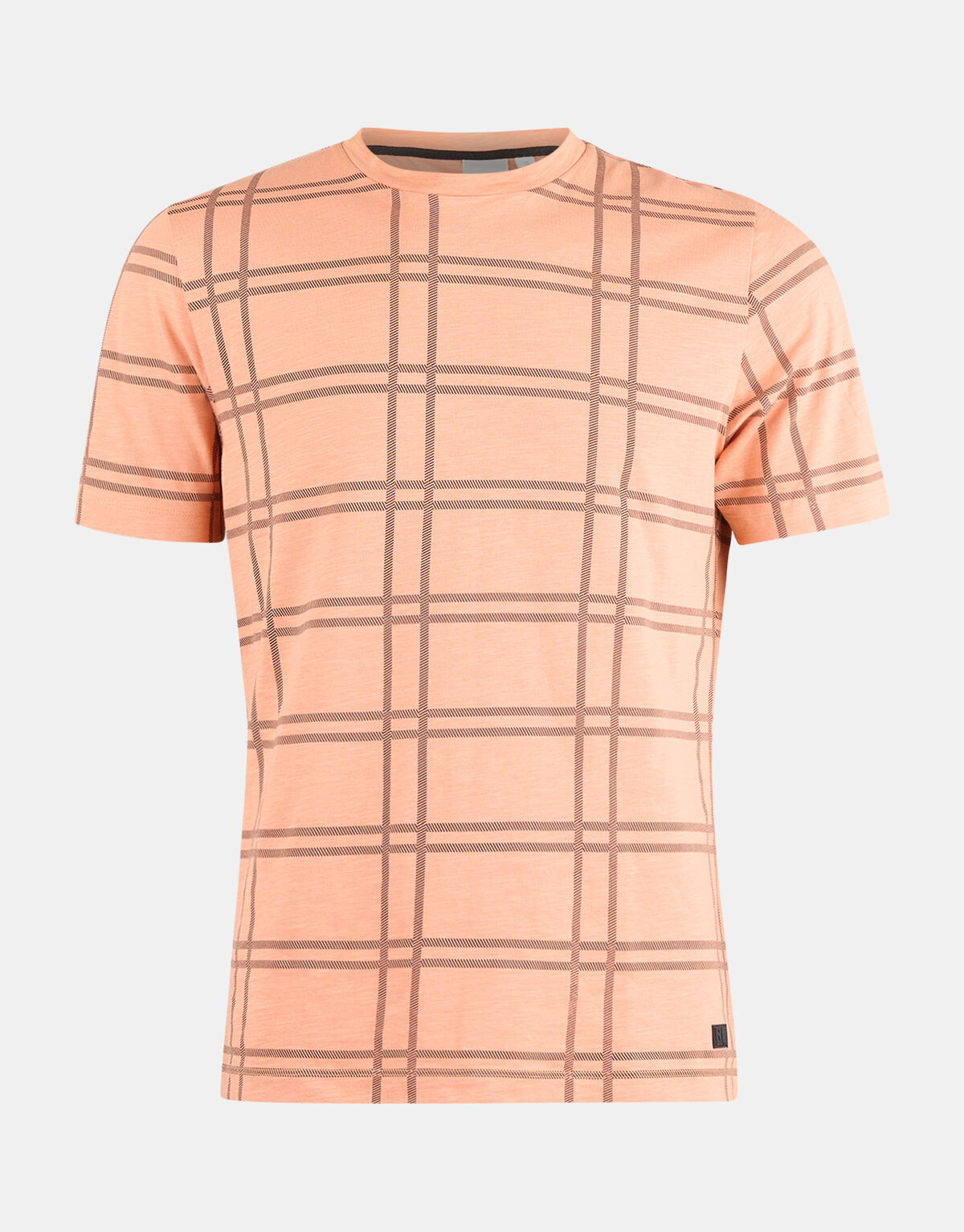 T-Shirt mit Karodruck REFILL