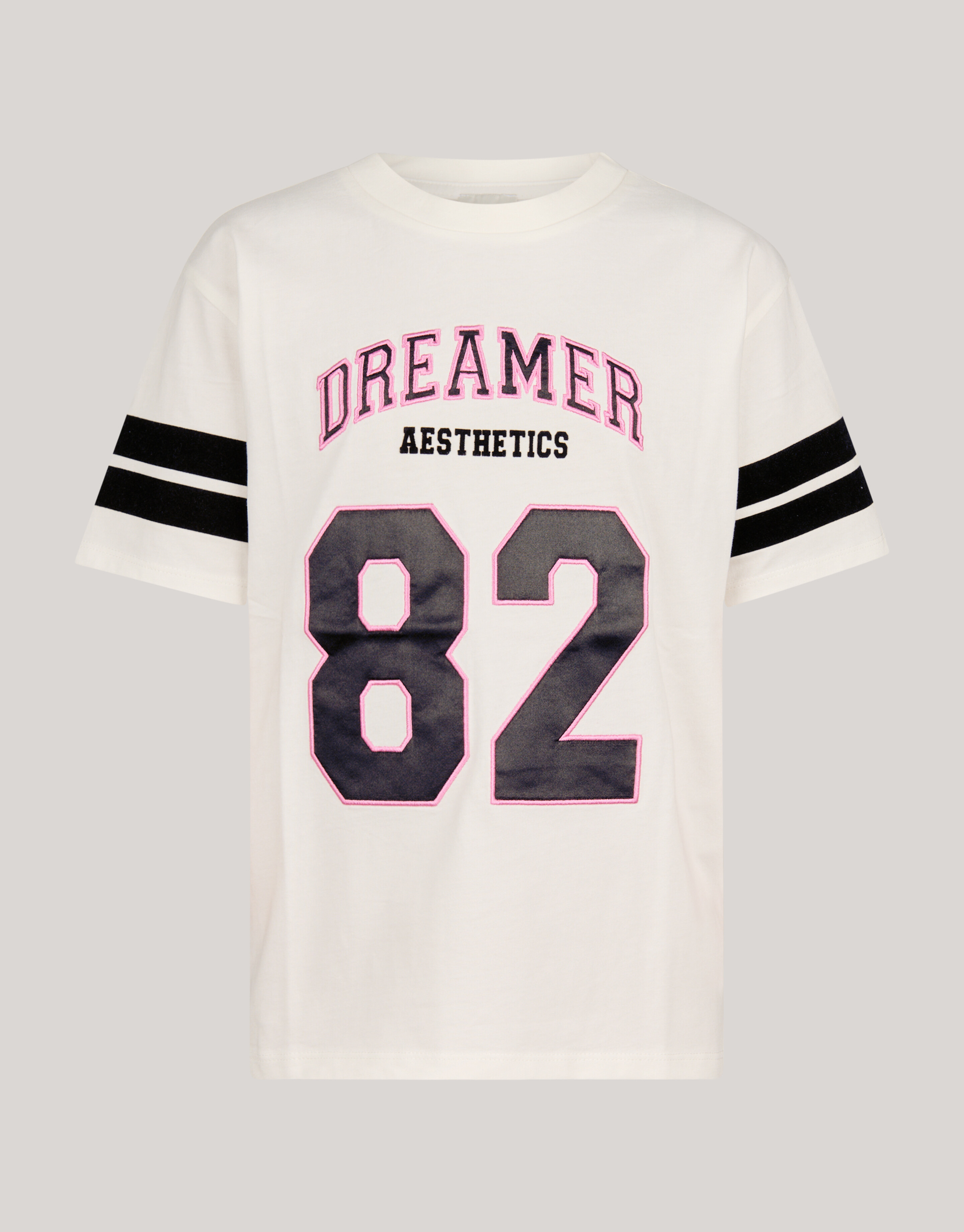 Varsity-T-Shirt Off White SHOEBY GIRLS