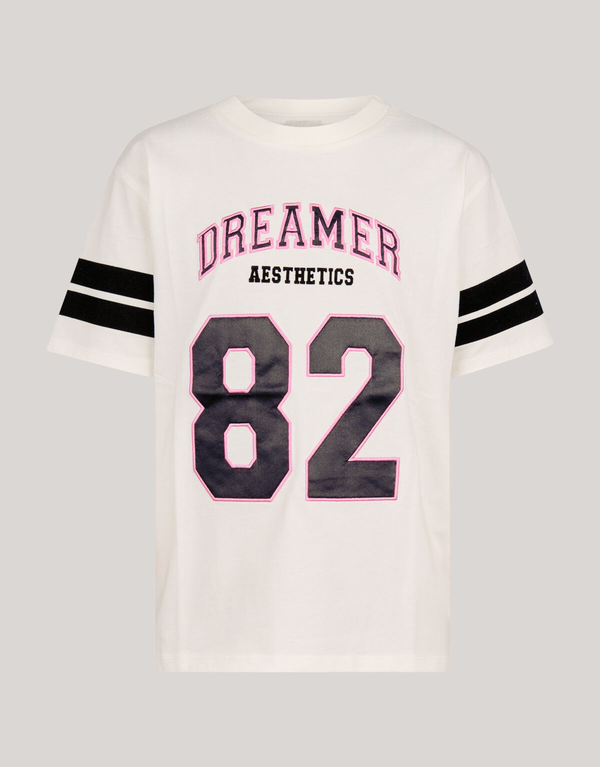 Varsity-T-Shirt Off White SHOEBY GIRLS