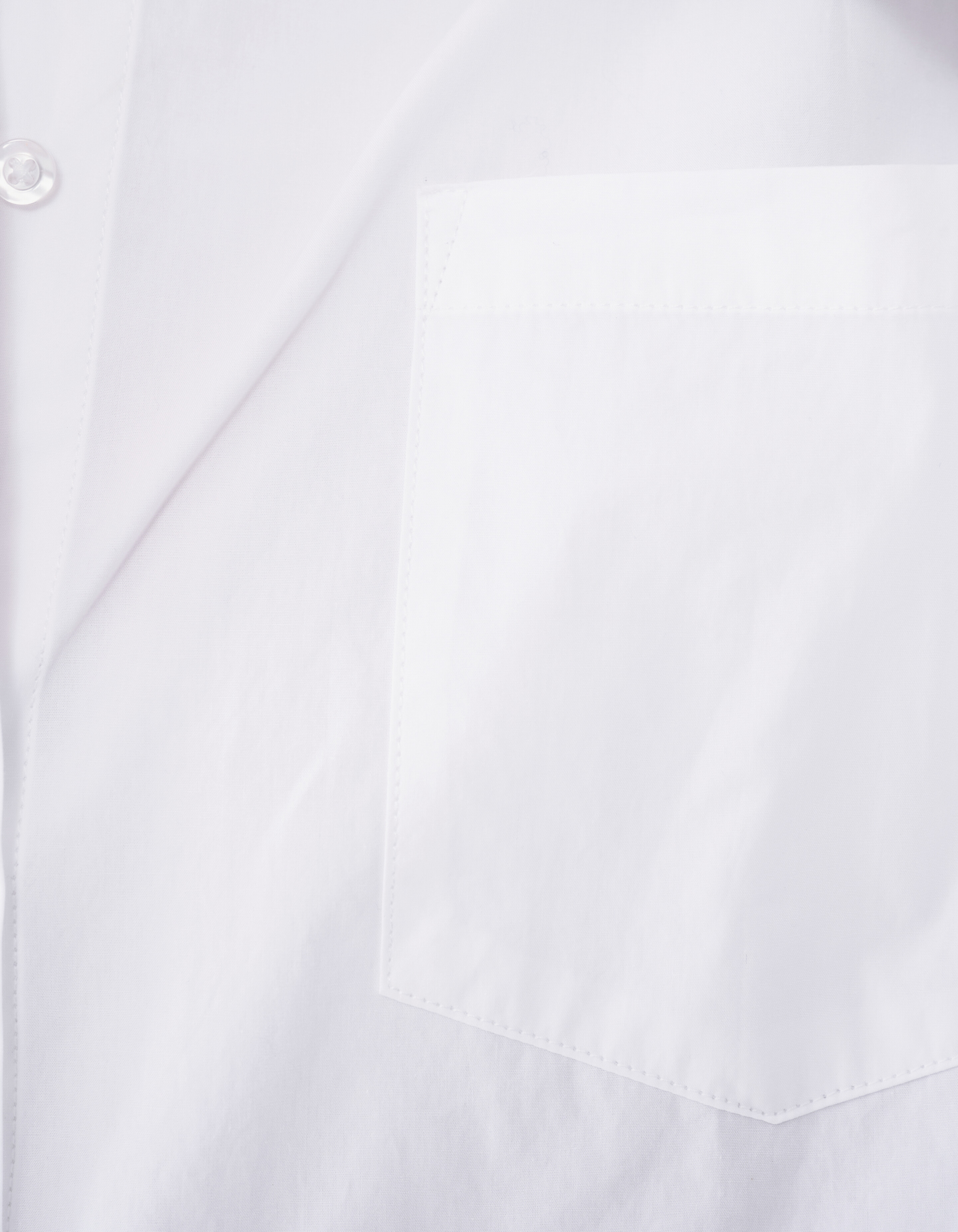 Übergroße kragenlose Bluse Wit von Lonneke SHOEBY WOMEN