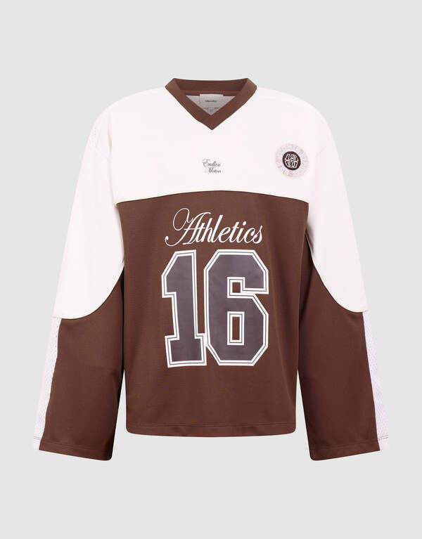 Sportliches Jersey-Longsleeve Braun SHOEBY GIRLS