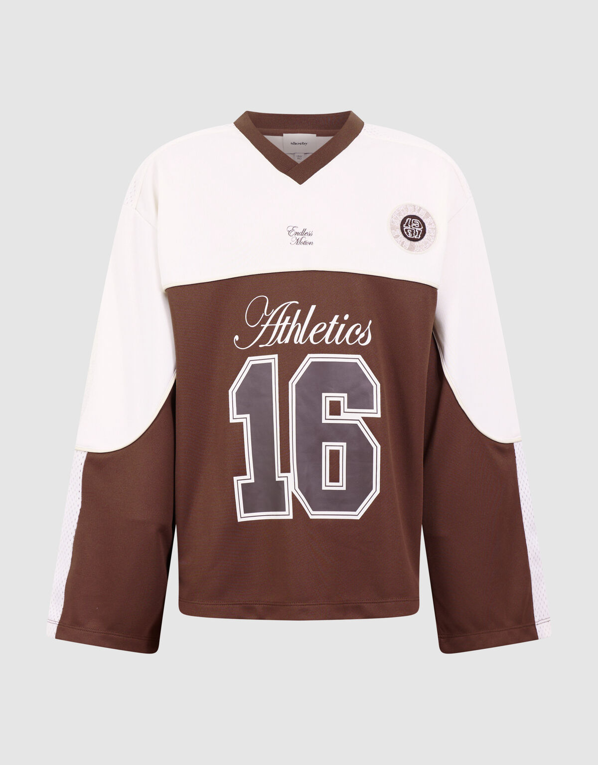 Sportliches Jersey-Longsleeve Braun SHOEBY GIRLS