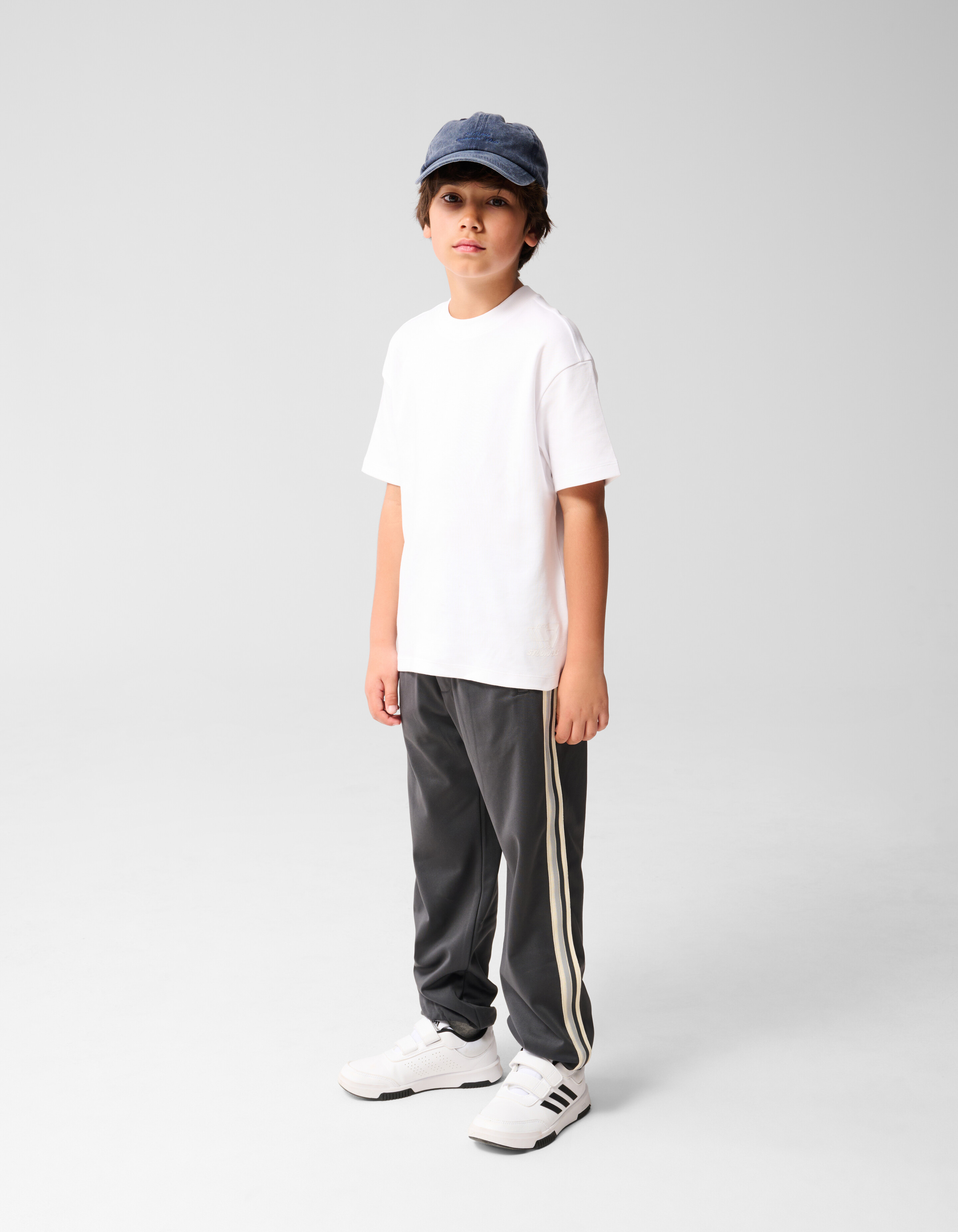 Basic-T-Shirt Weiß SHOEBY BOYS