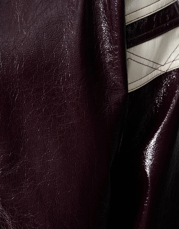 Sportliche Lakjacke Dunkelrot SHOEBY WOMEN