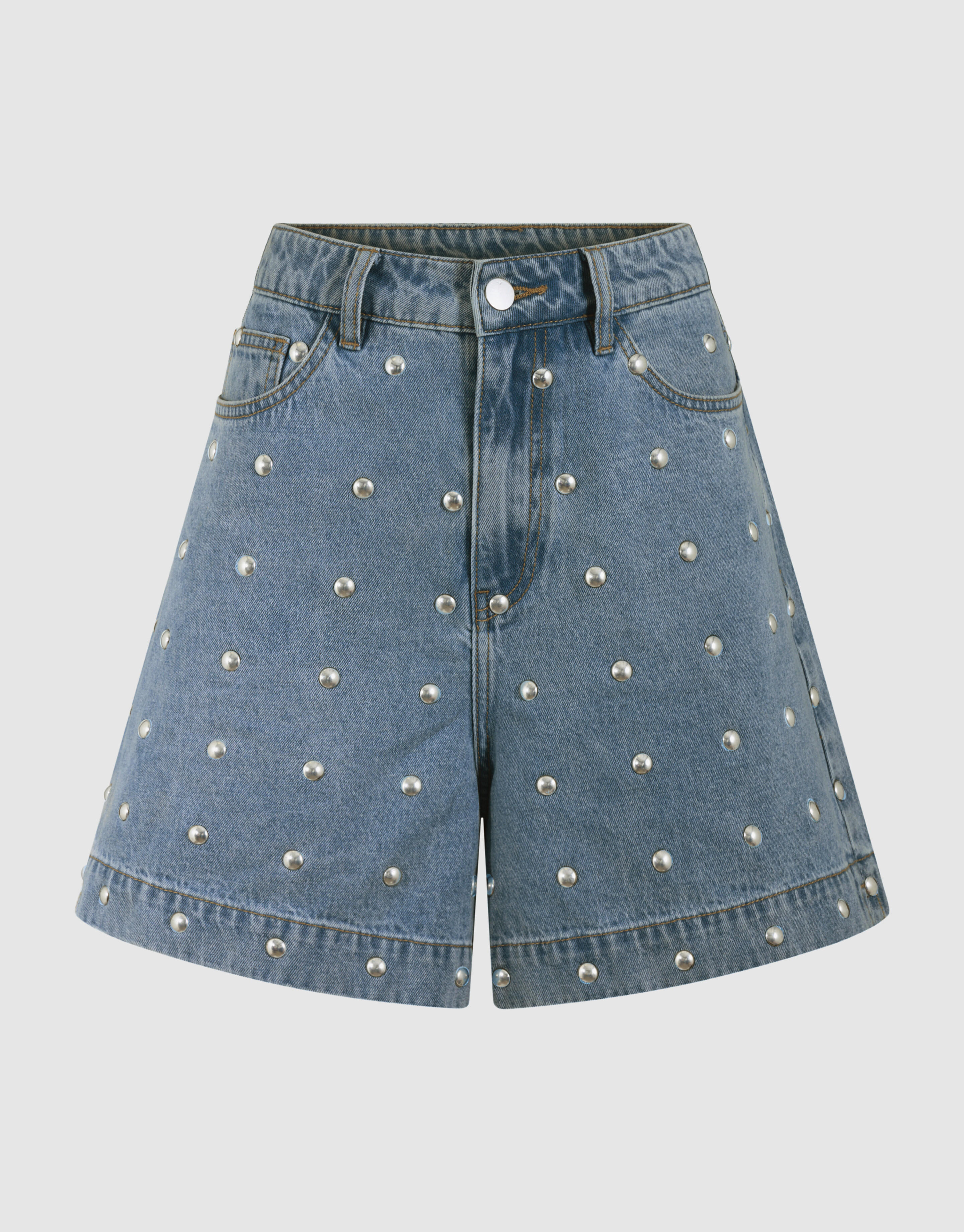 Denim Nieten Kurzer Mittelstein von Lizzy SHOEBY WOMEN