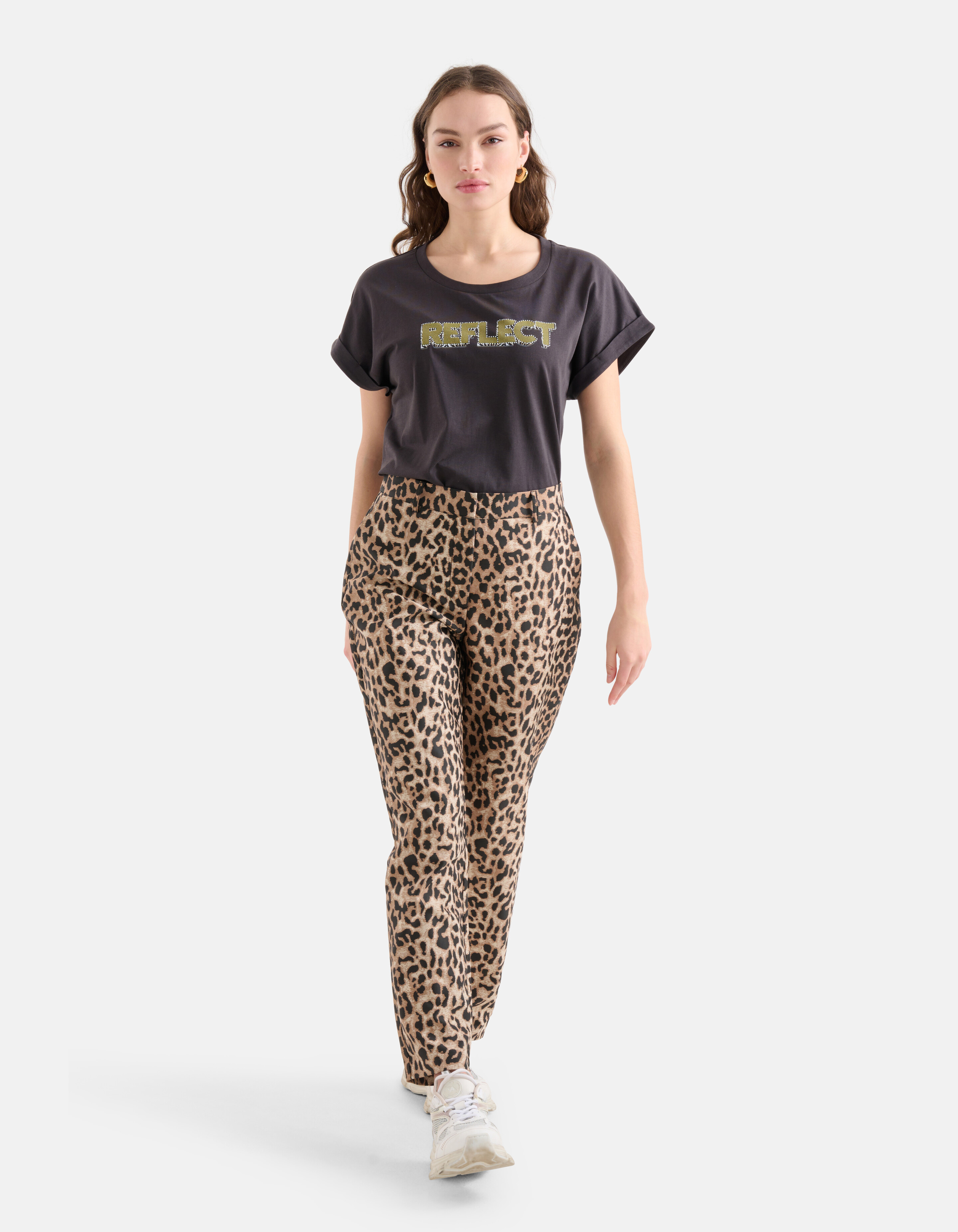 Artwork T-shirt Dunkelgrau SHOEBY WOMEN