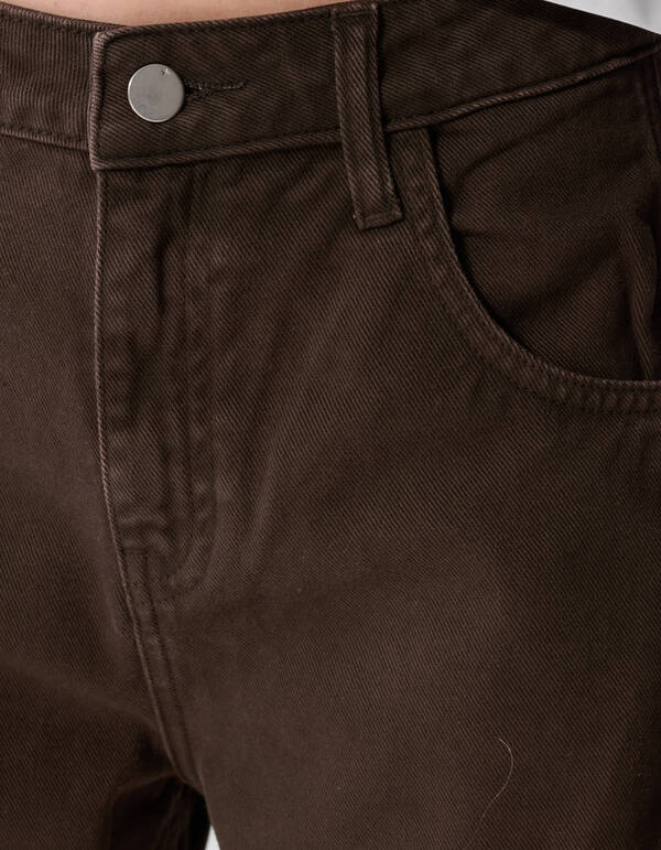 Clean Barrel Fit Jeans Braun SHOEBY WOMEN