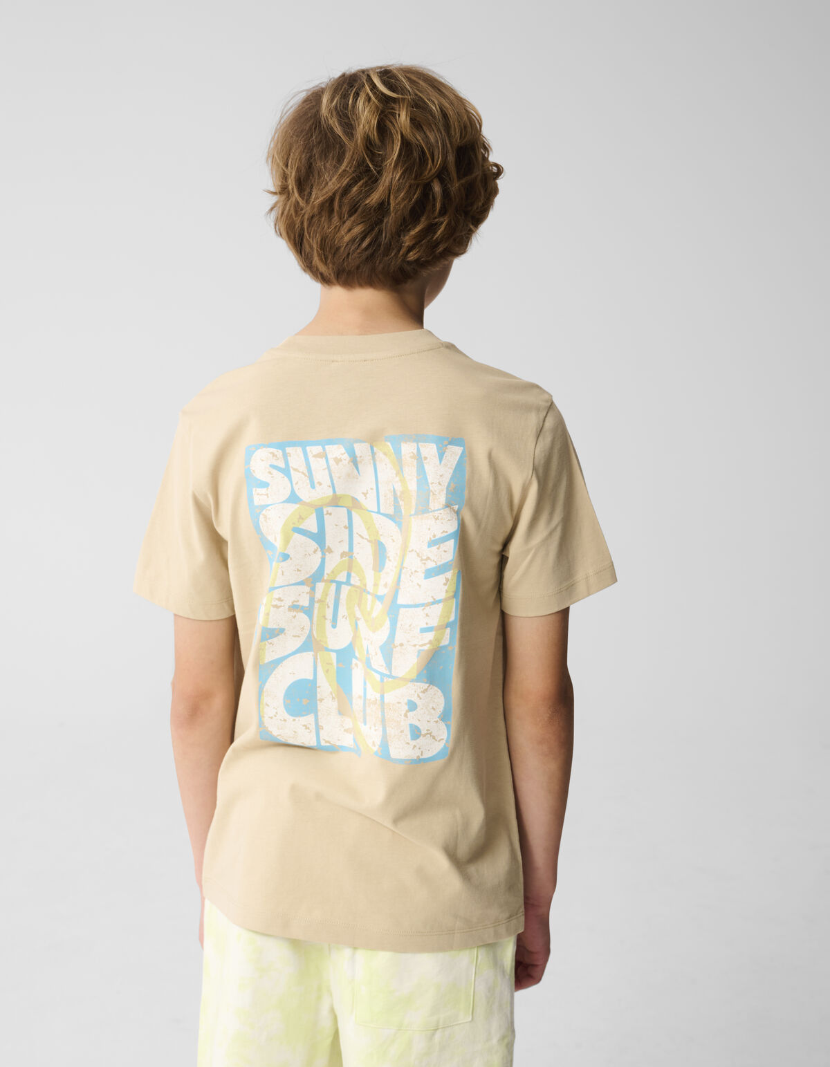 Sunny Side Kunstwerk T-shirt Beige SHOEBY BOYS