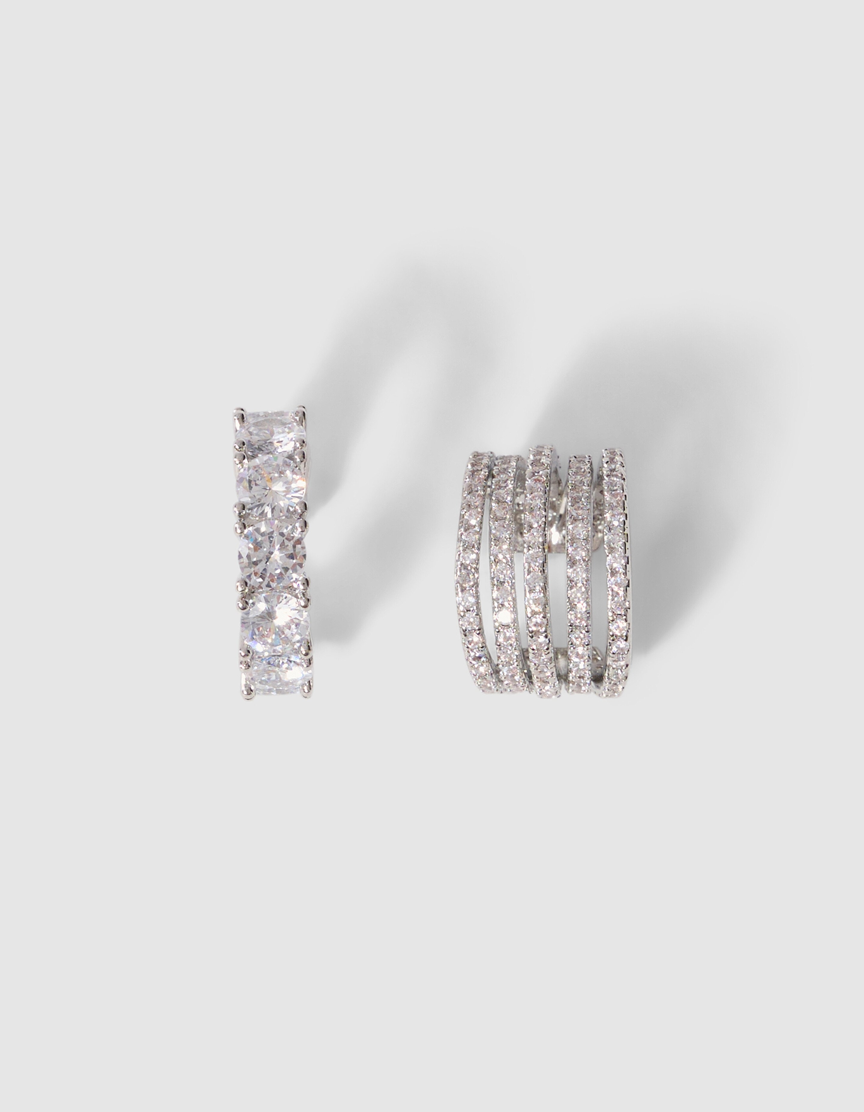 Strass Earcuff Set Silber SHOEBY ACCESSOIRES