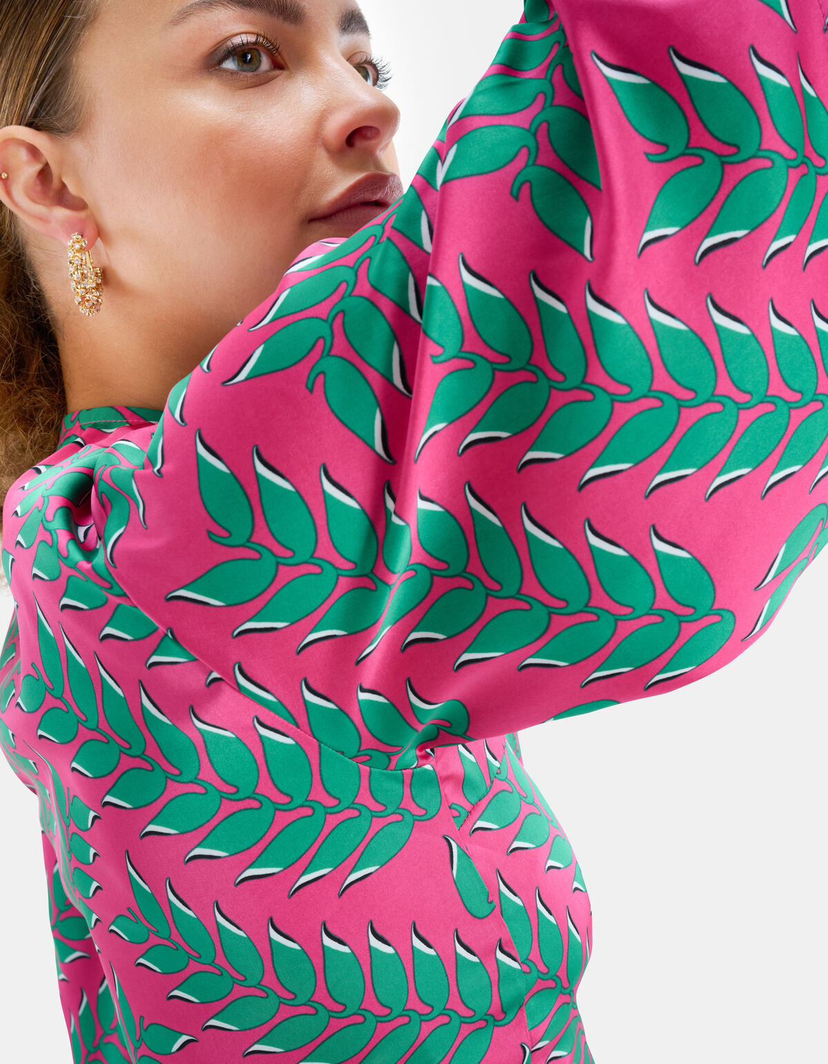 Bedrucktes Wrap Top EKSEPT