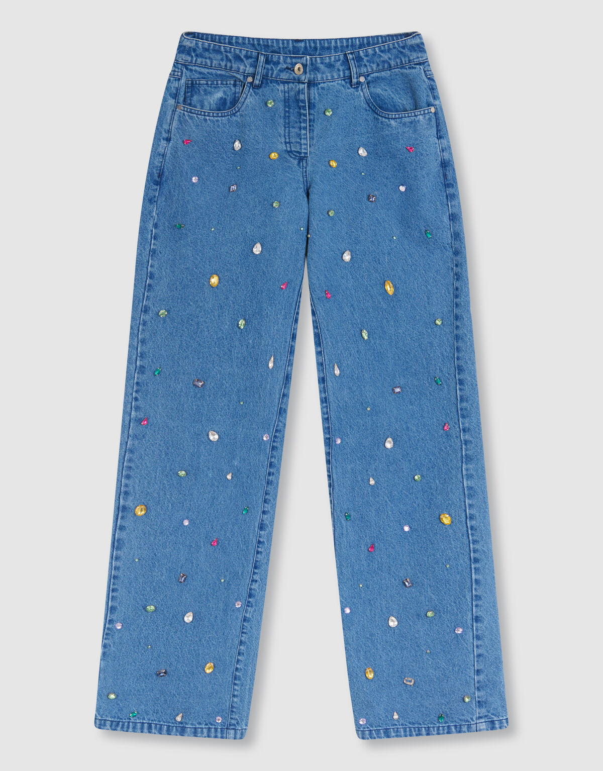 Stone Weit geschnittene Jeans Mediumstone SHOEBY WOMEN