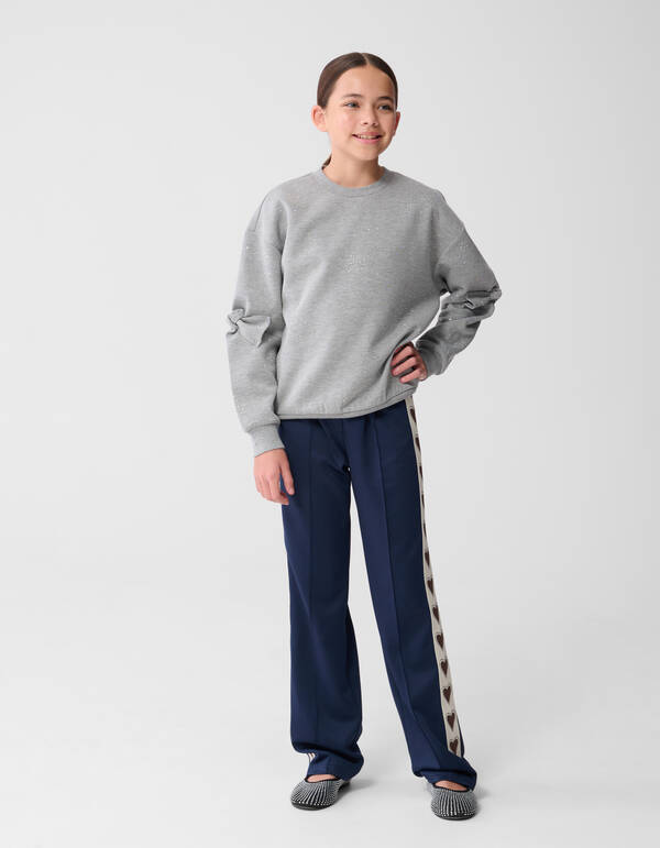 Sportliche Hose mit weitem Bein in Dunkelblau SHOEBY GIRLS